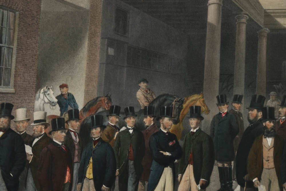 Hand Colored  Rotogravure Prints Featuring English Gentlemen