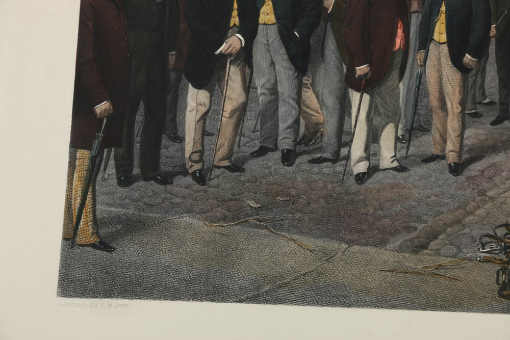 Hand Colored  Rotogravure Prints Featuring English Gentlemen