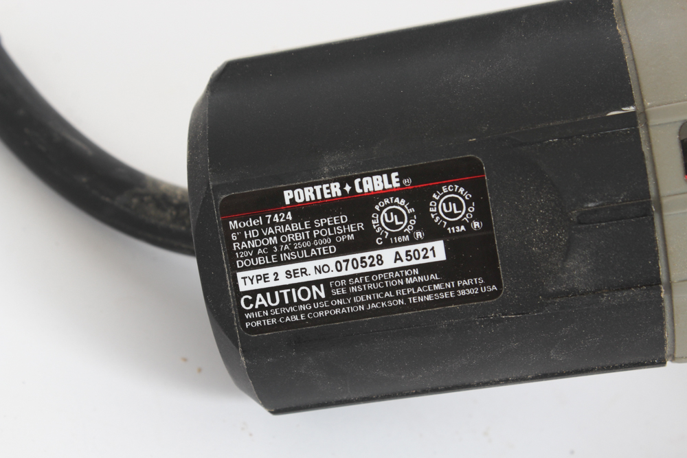 Porter Cable Model 7424 Variable Speed Polisher