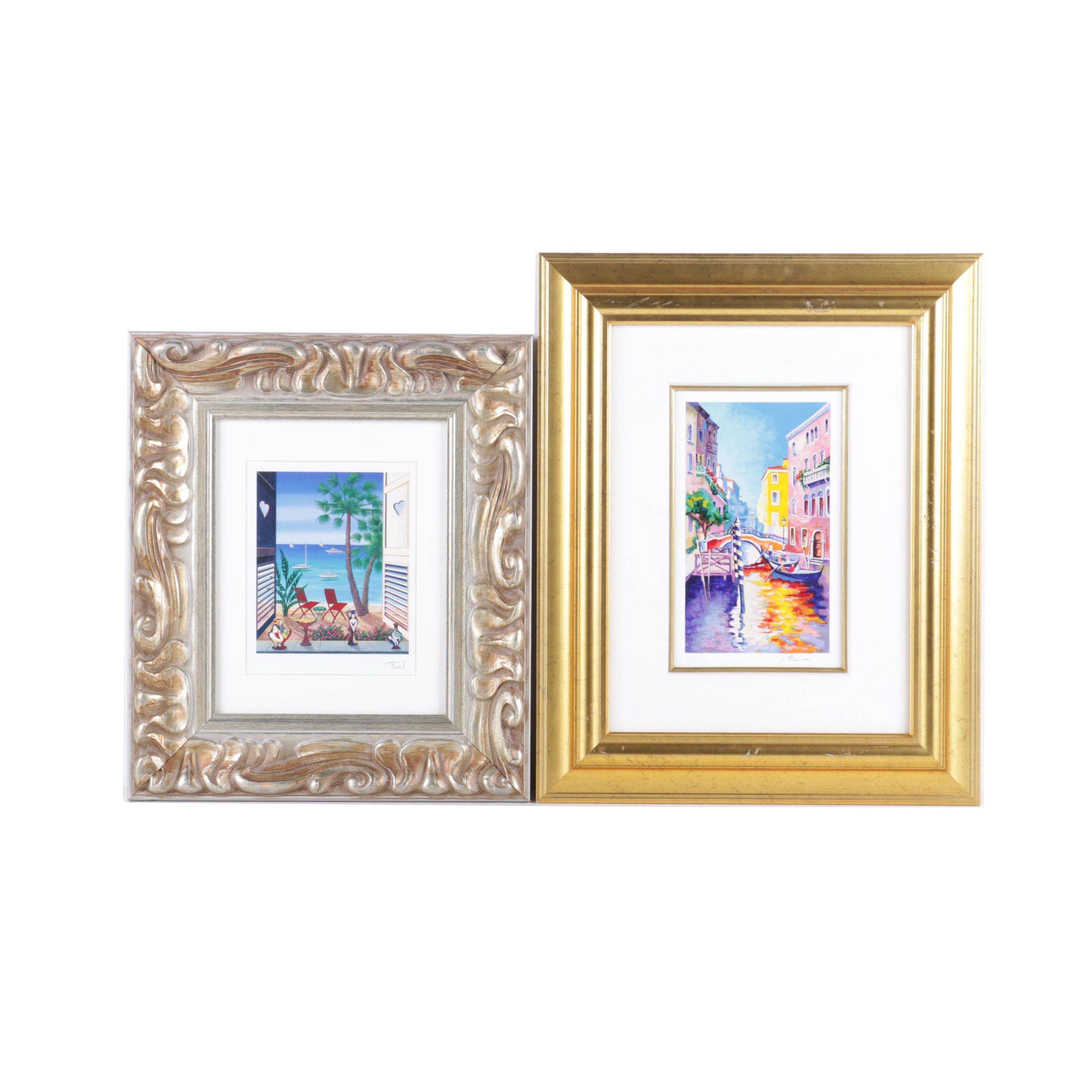 Pair of Colorful Prints