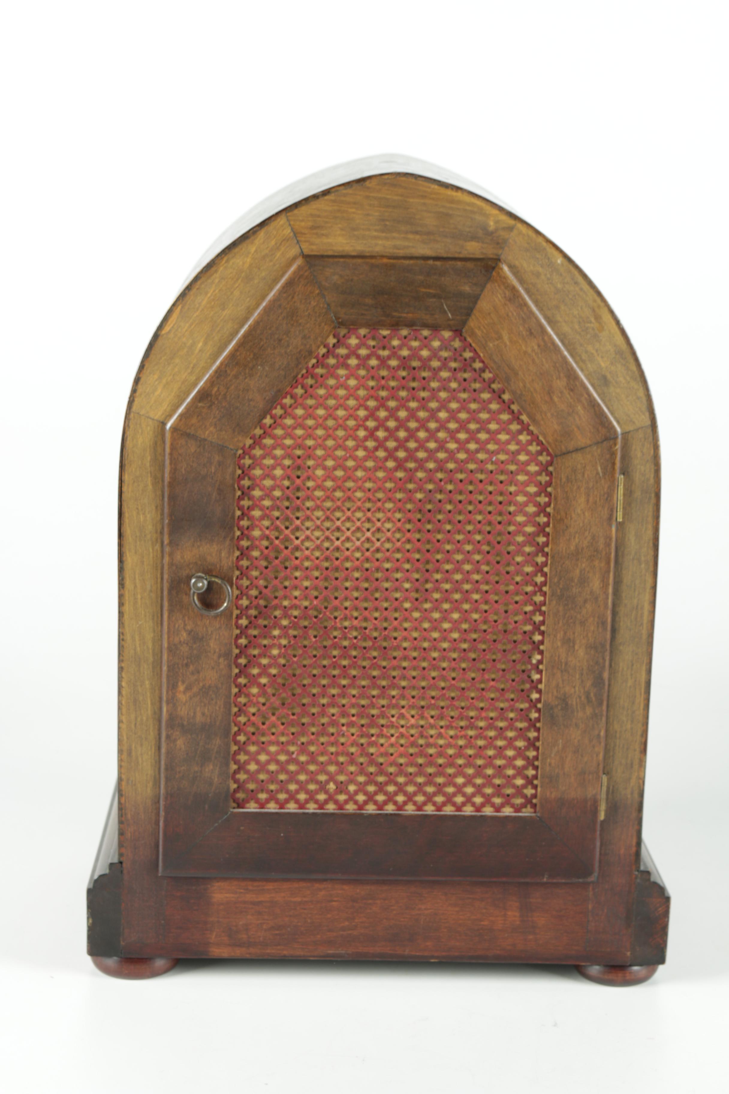 K, C. Co. Wood Beehive Mantel Clock