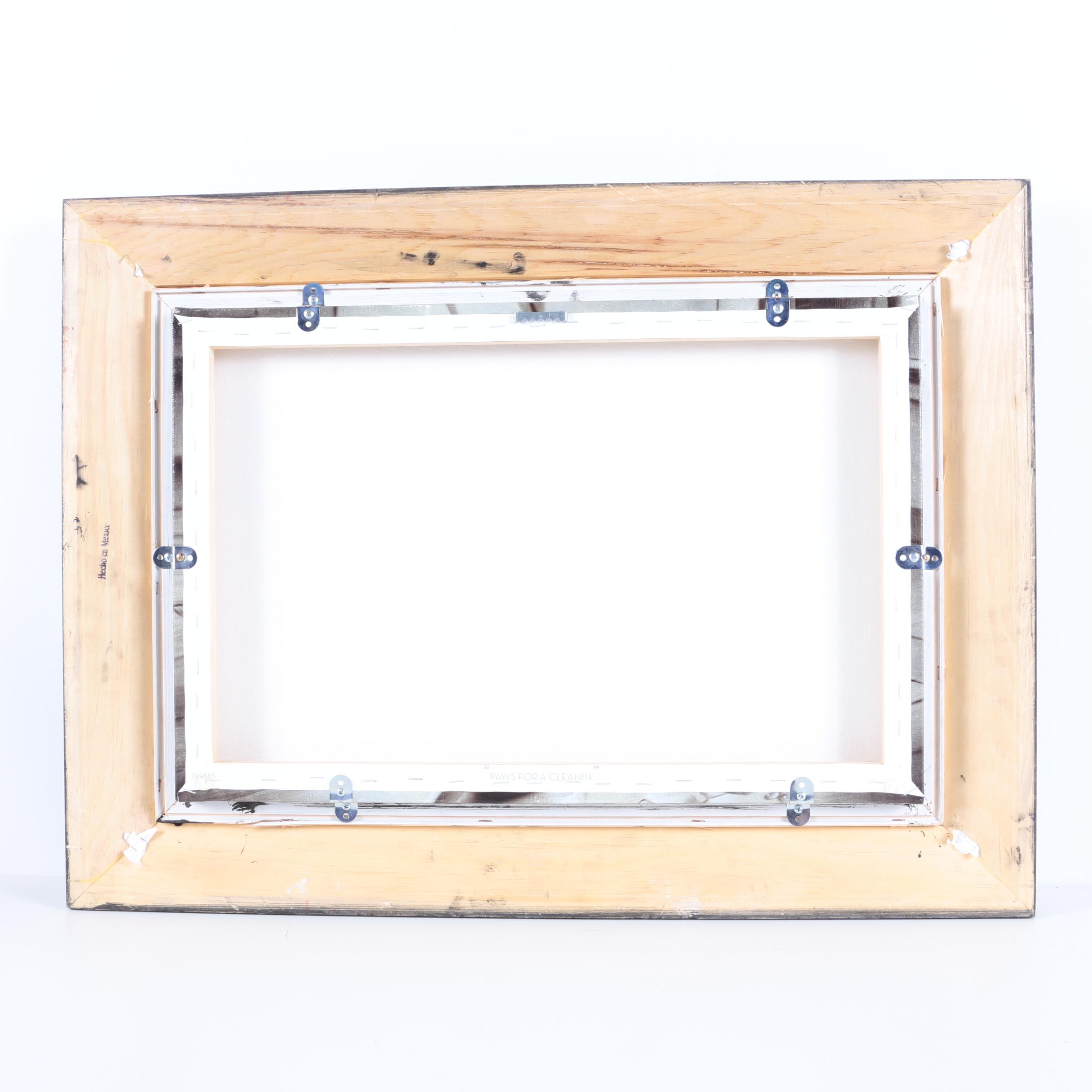 Noah Limited Edition Reproduction Print "Paws For A Cleanin'"