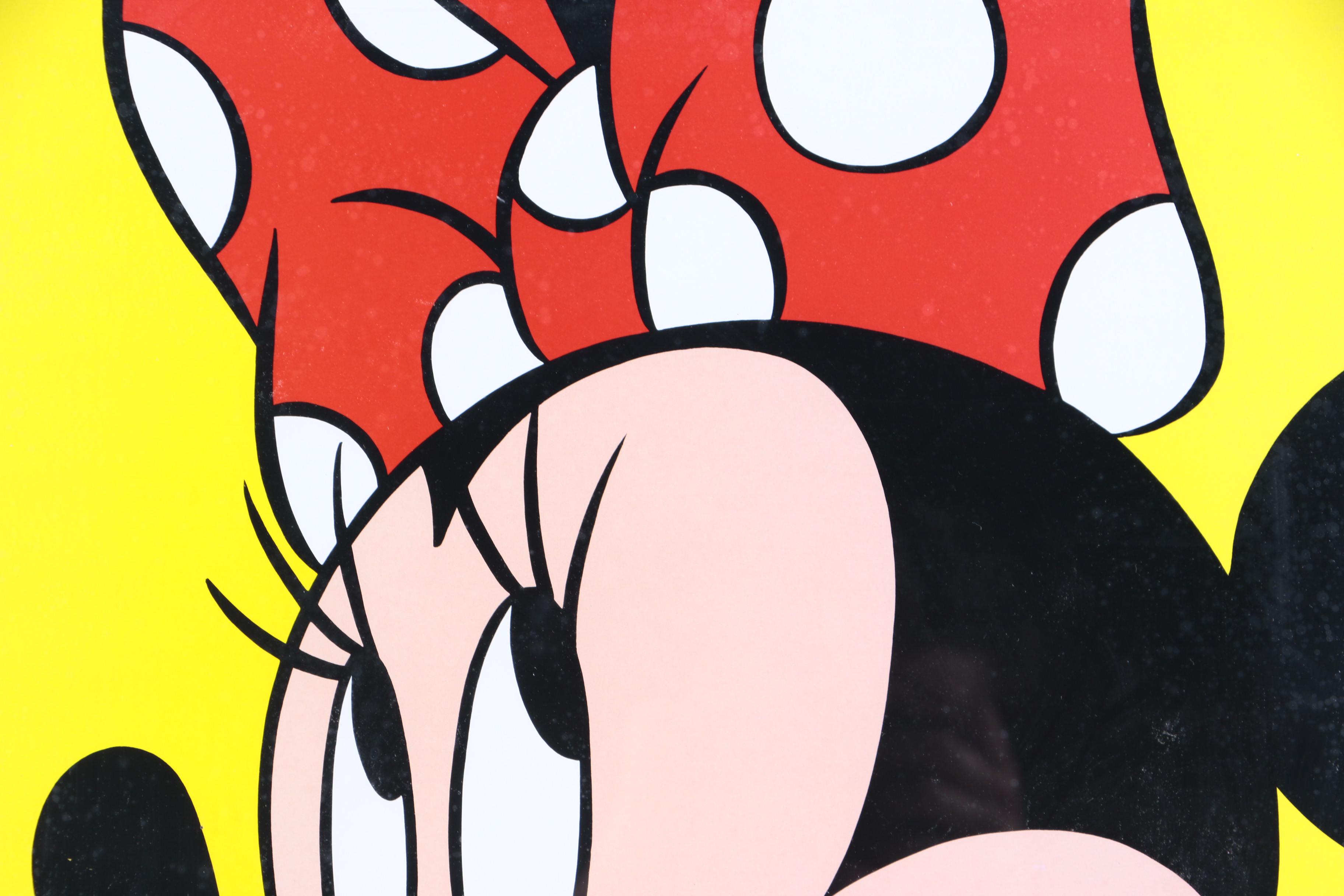 Two Mickey and Minnie Mouse Reproduction Prints