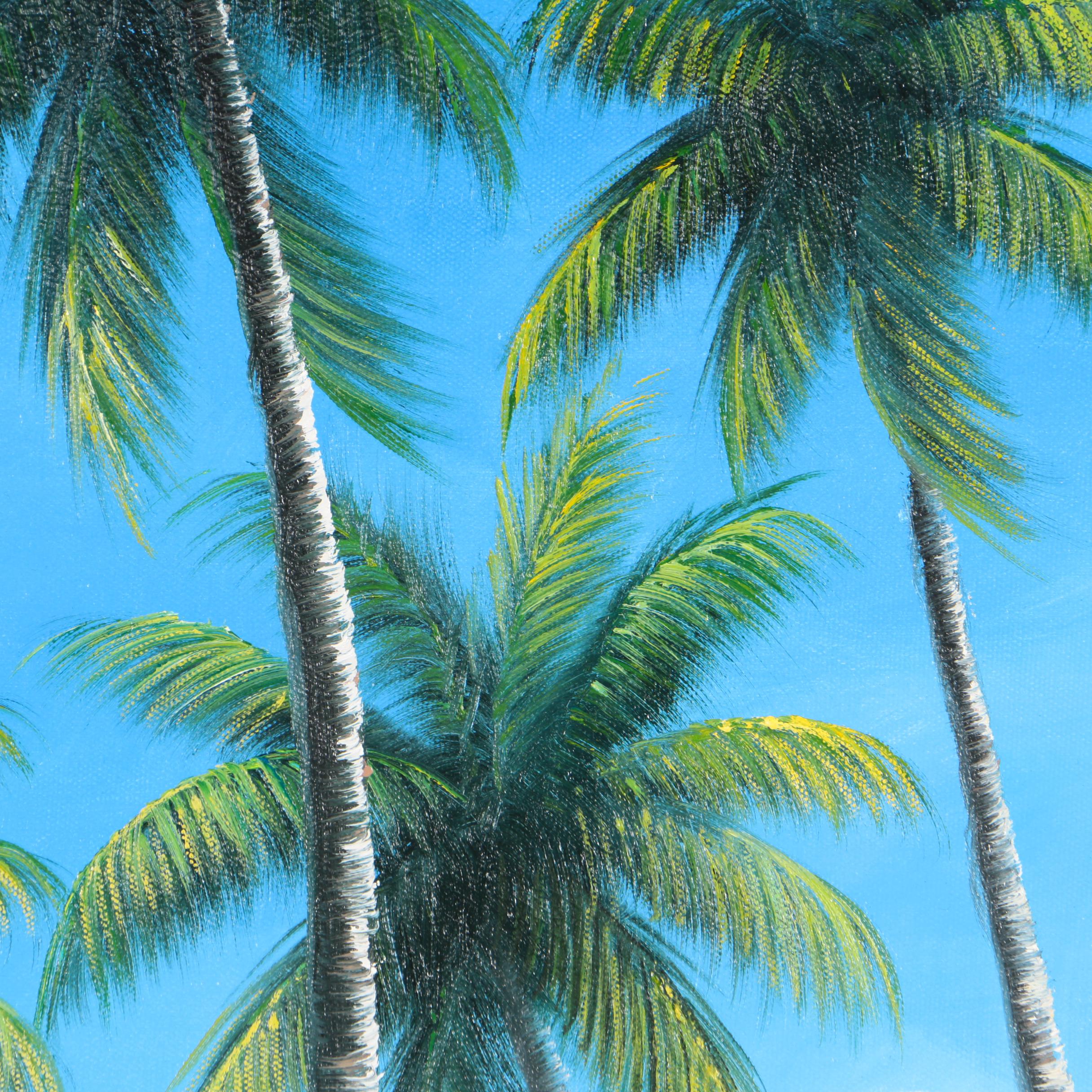Daniel Oil Paintings on Canvas of Palm Trees