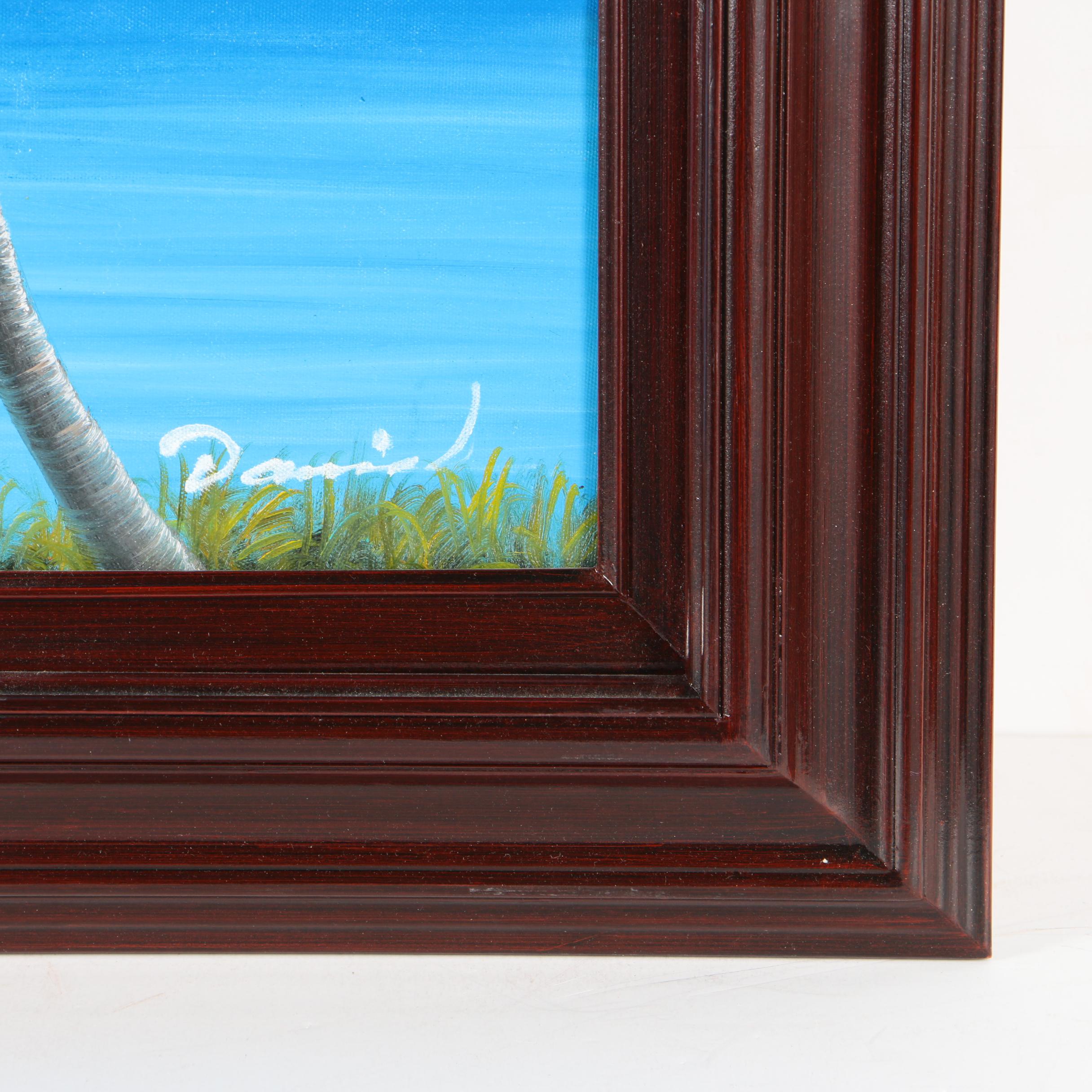 Daniel Oil Paintings on Canvas of Palm Trees
