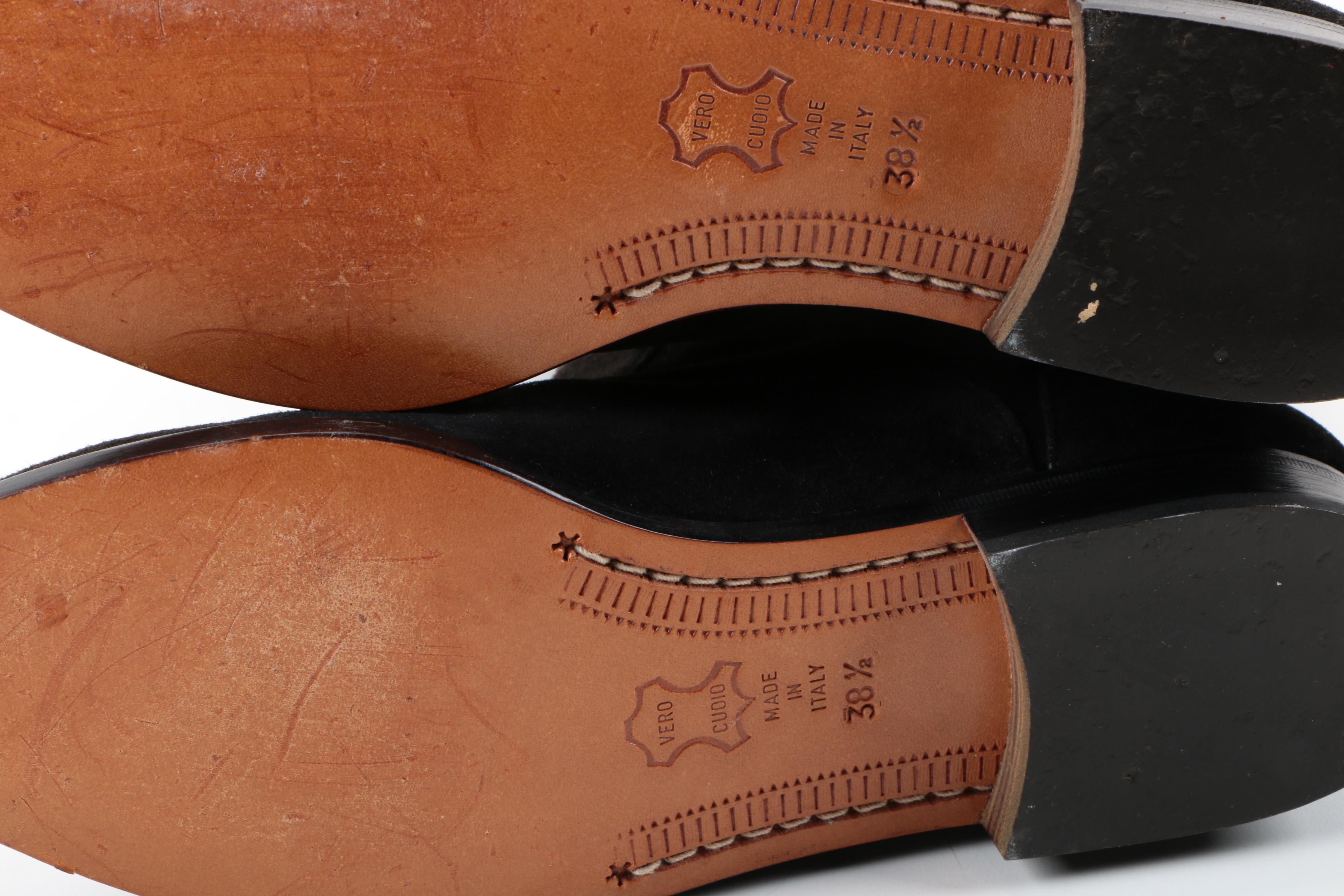 Manolo Blahnik Equestrian Style Suede Boots