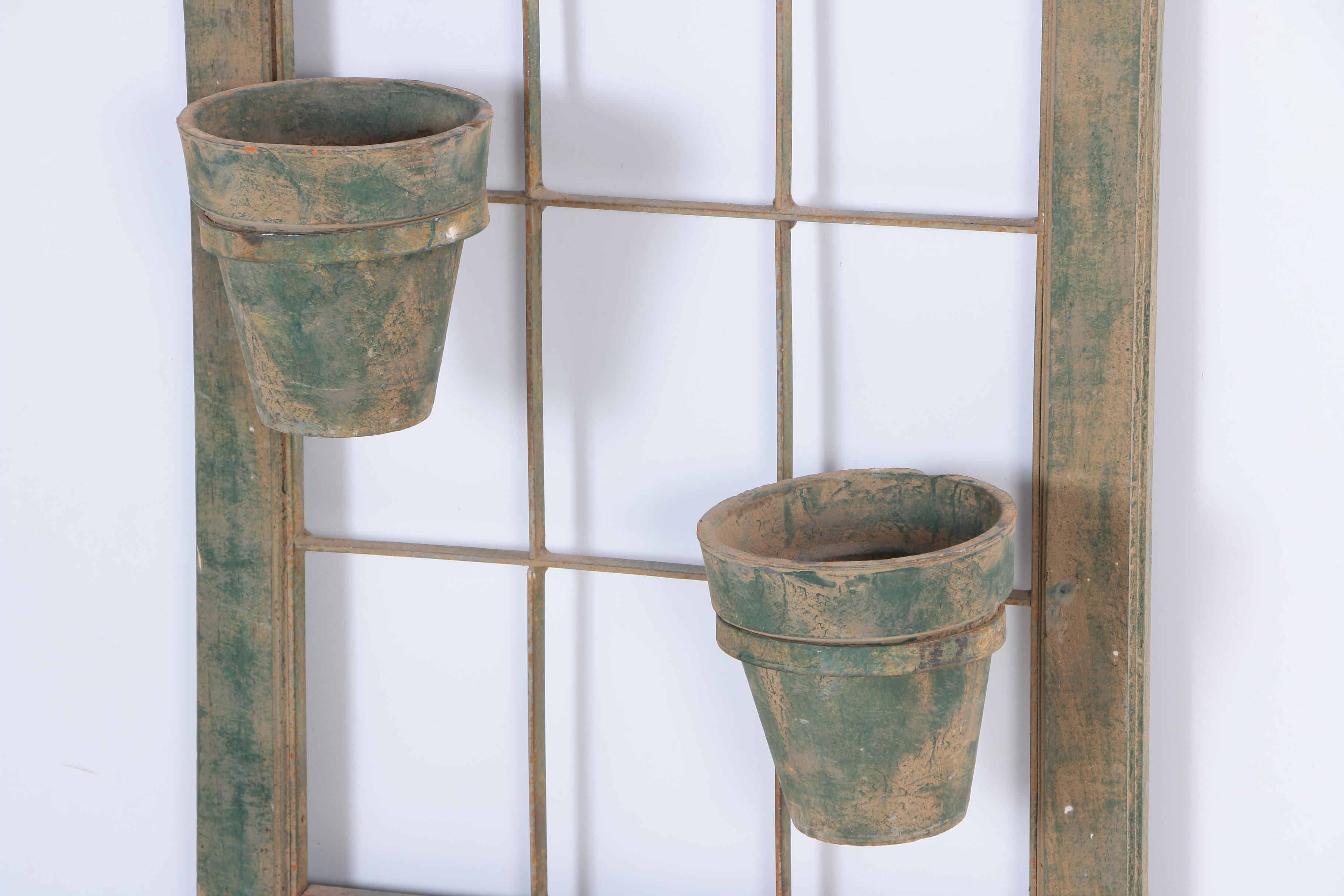 Rustic Window Wall Hanging Planter