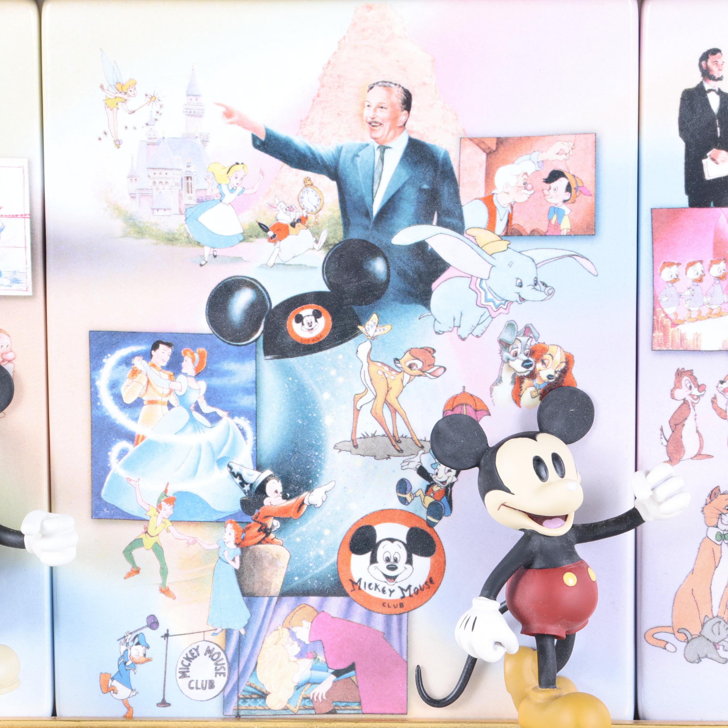 Collection of Disney Ceramic Tiles Featuring Mickey Mouse