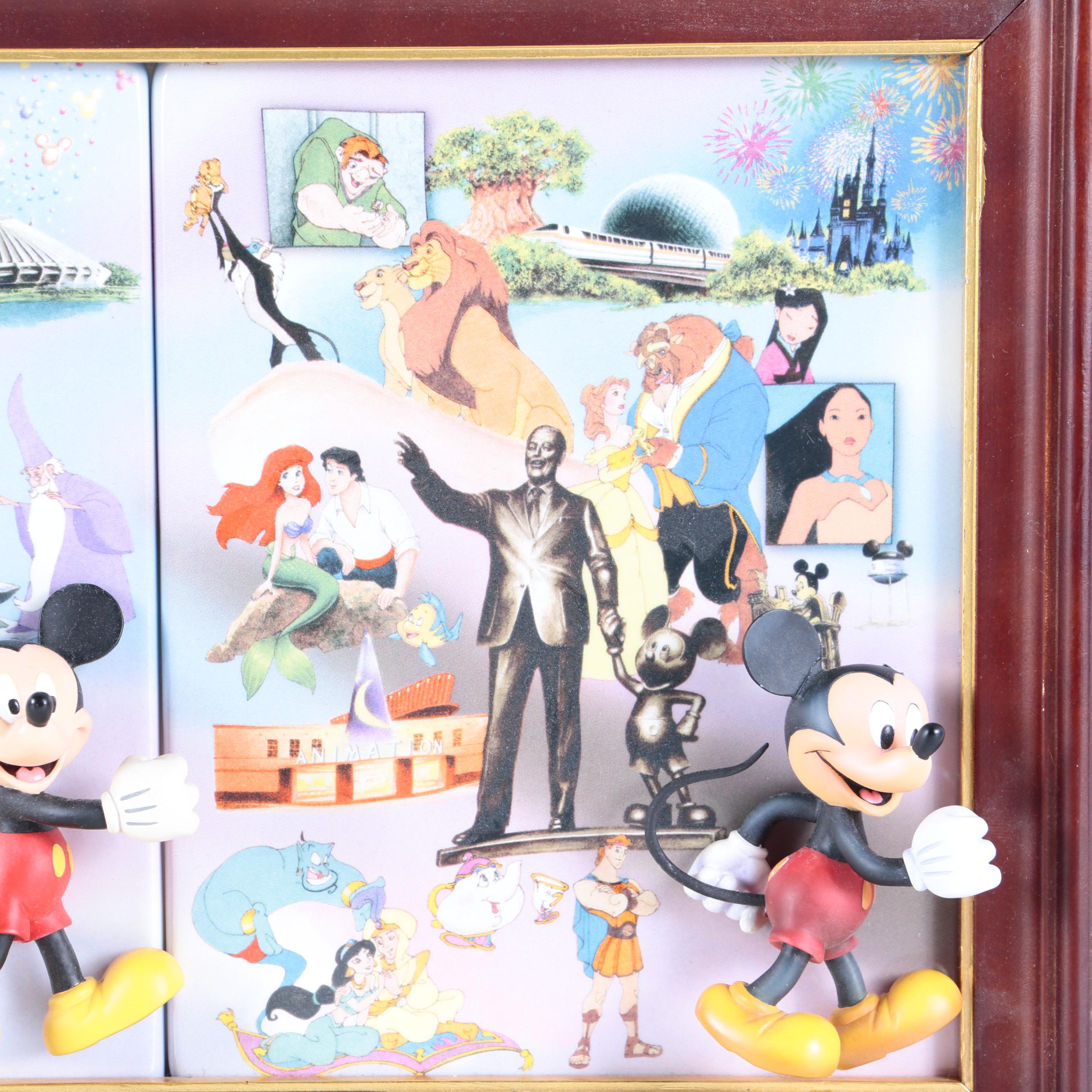 Collection of Disney Ceramic Tiles Featuring Mickey Mouse