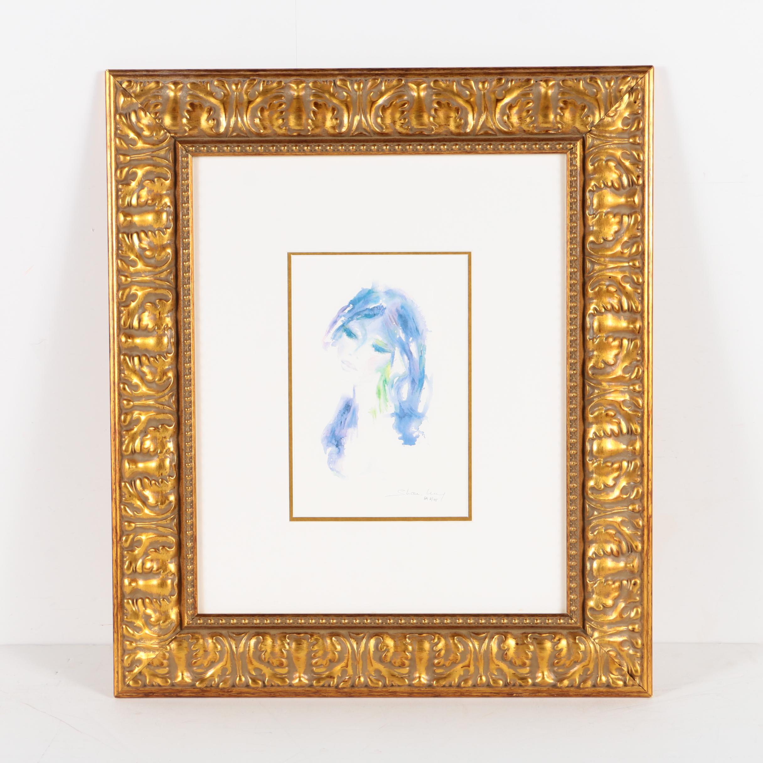 Pair of Reproduction Prints after Shan-Merry "Souveraine" and "Nuit Profonde"