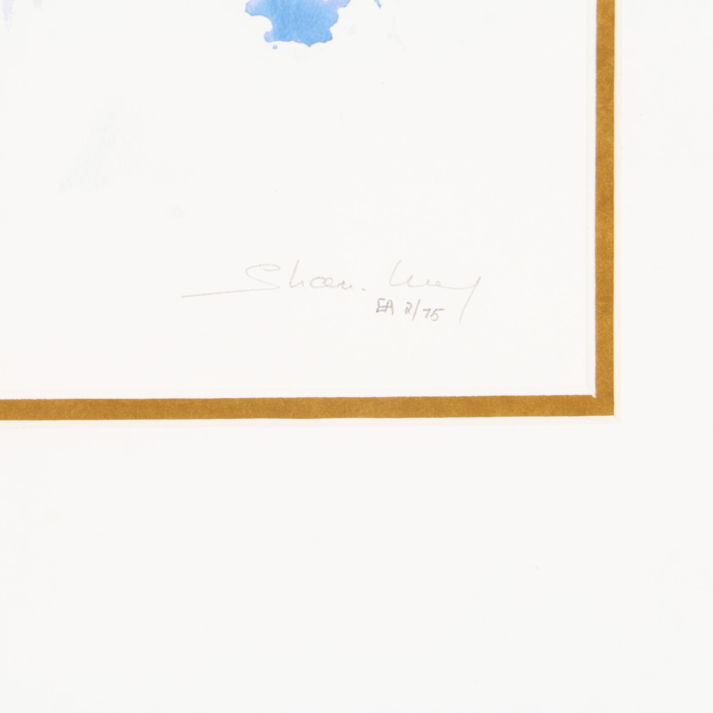 Pair of Reproduction Prints after Shan-Merry "Souveraine" and "Nuit Profonde"