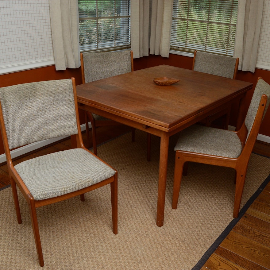Teak Wood Dining Table and Chairs