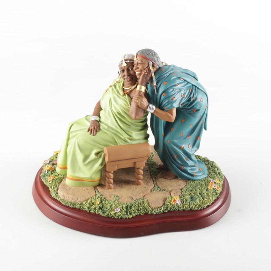 "Sisters Forever: In Elder Years" Thomas Blackshear's "Ebony Visions" Figurine