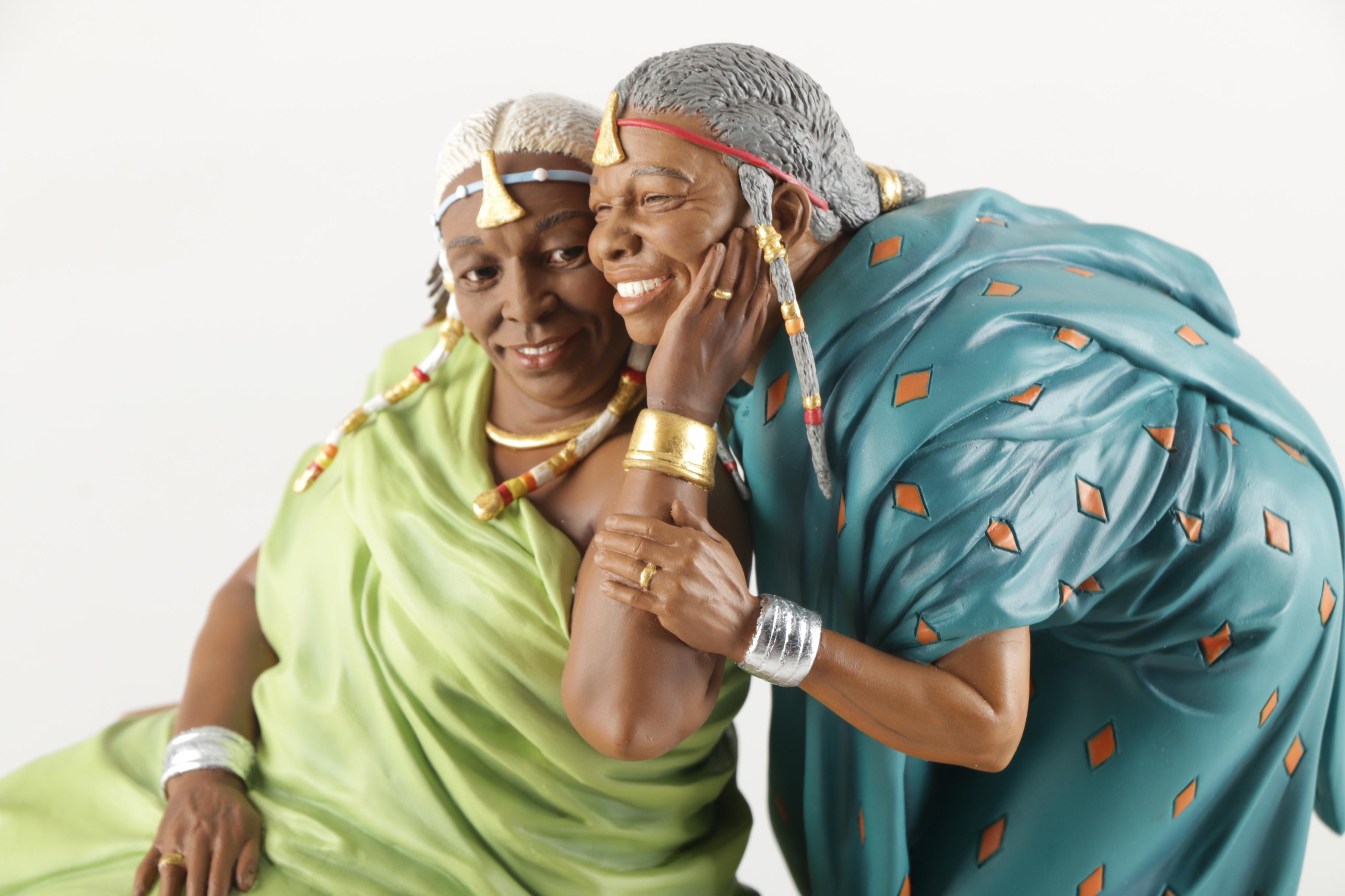 "Sisters Forever: In Elder Years" Thomas Blackshear's "Ebony Visions" Figurine