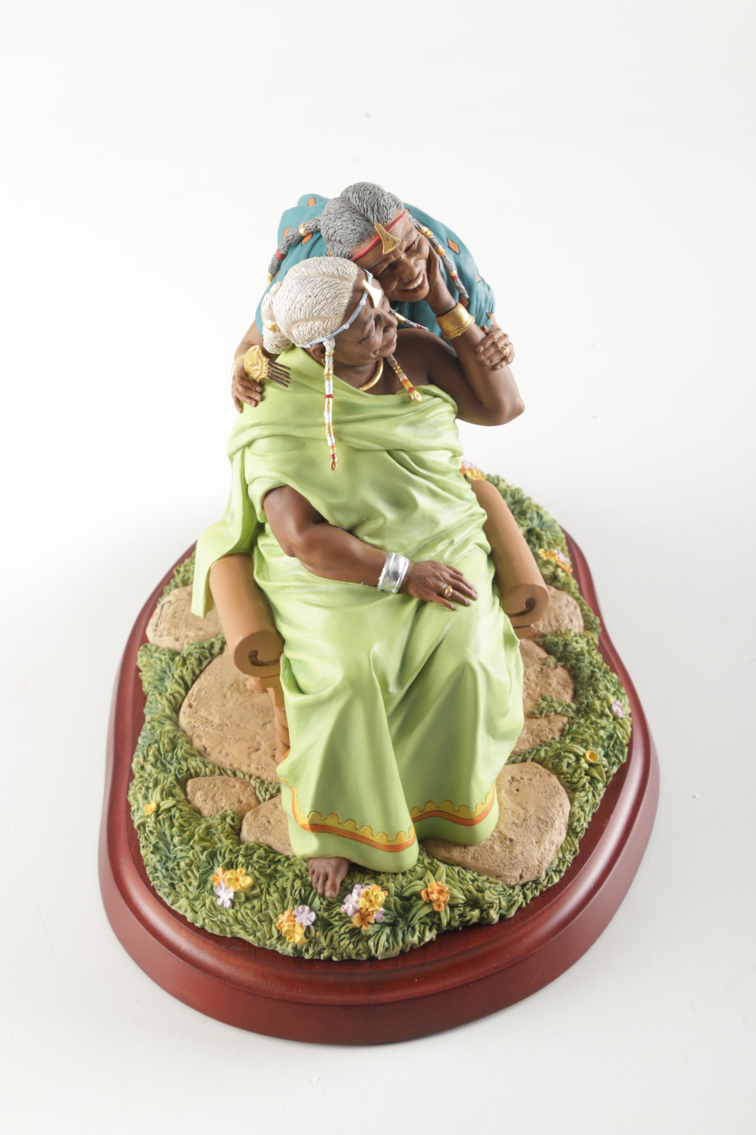 "Sisters Forever: In Elder Years" Thomas Blackshear's "Ebony Visions" Figurine