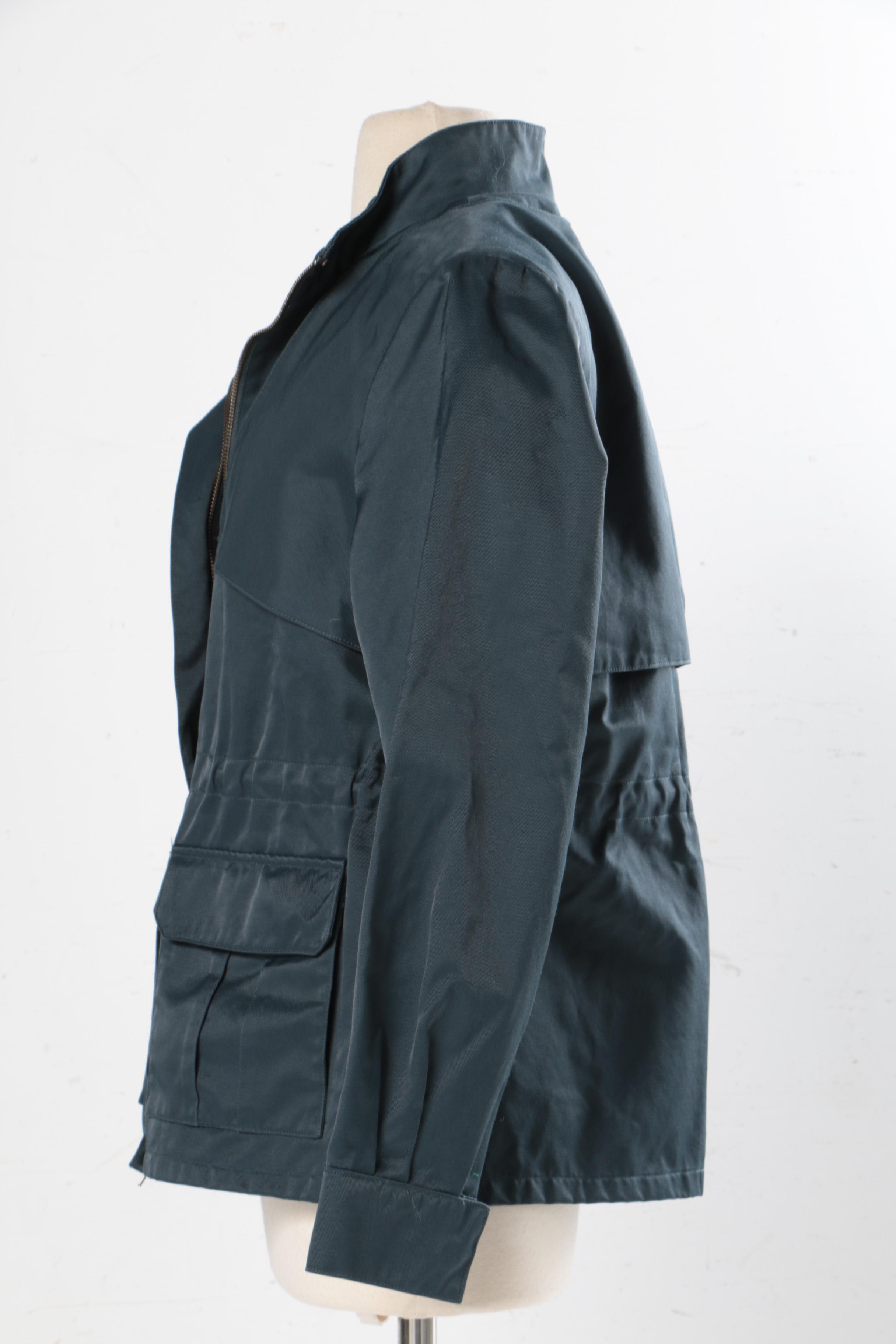 Women's Simply Vera Vera Wang Blue Cotton Blend Jacket