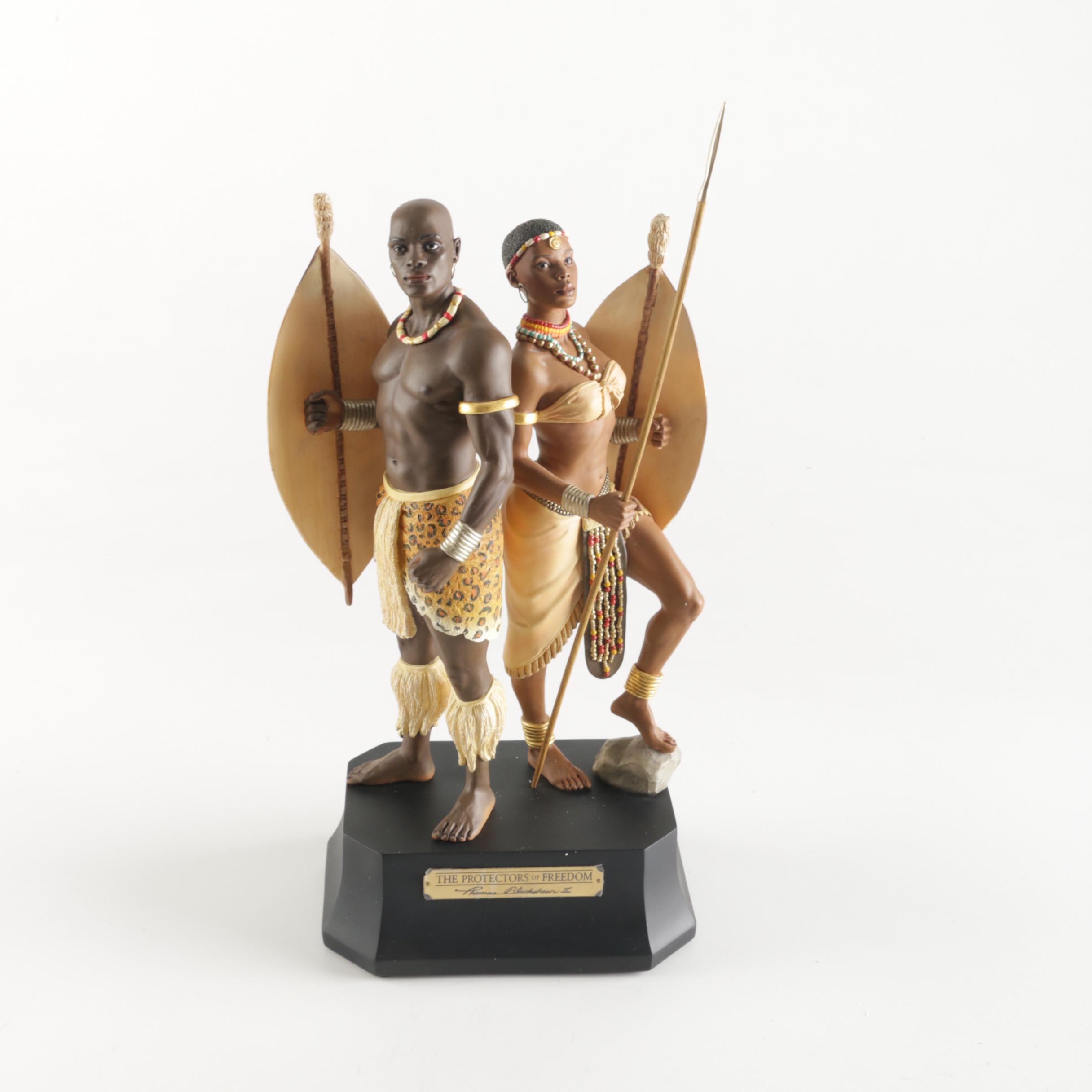 "The Protector's of Freedom" Thomas Blackshear's "Ebony Visions" Figurine