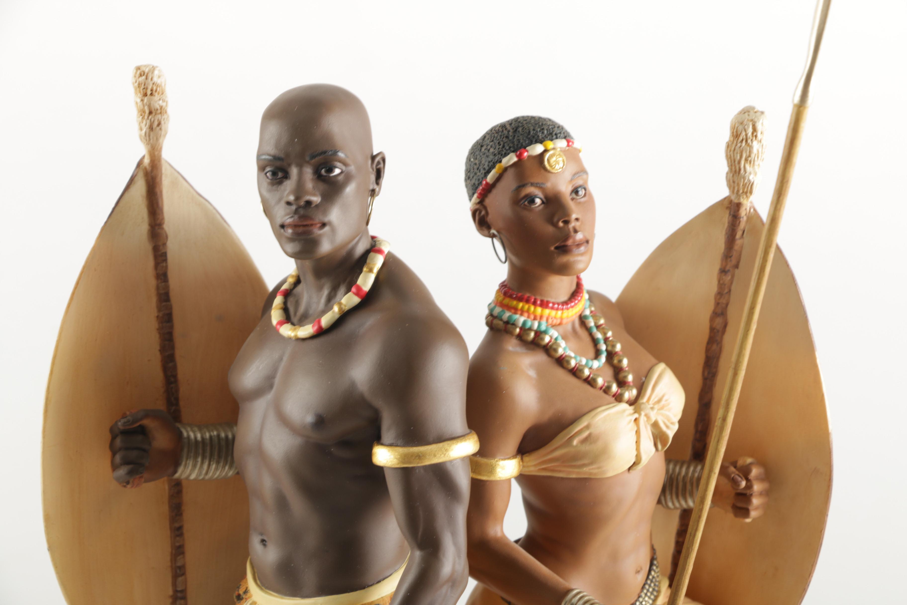 "The Protector's of Freedom" Thomas Blackshear's "Ebony Visions" Figurine