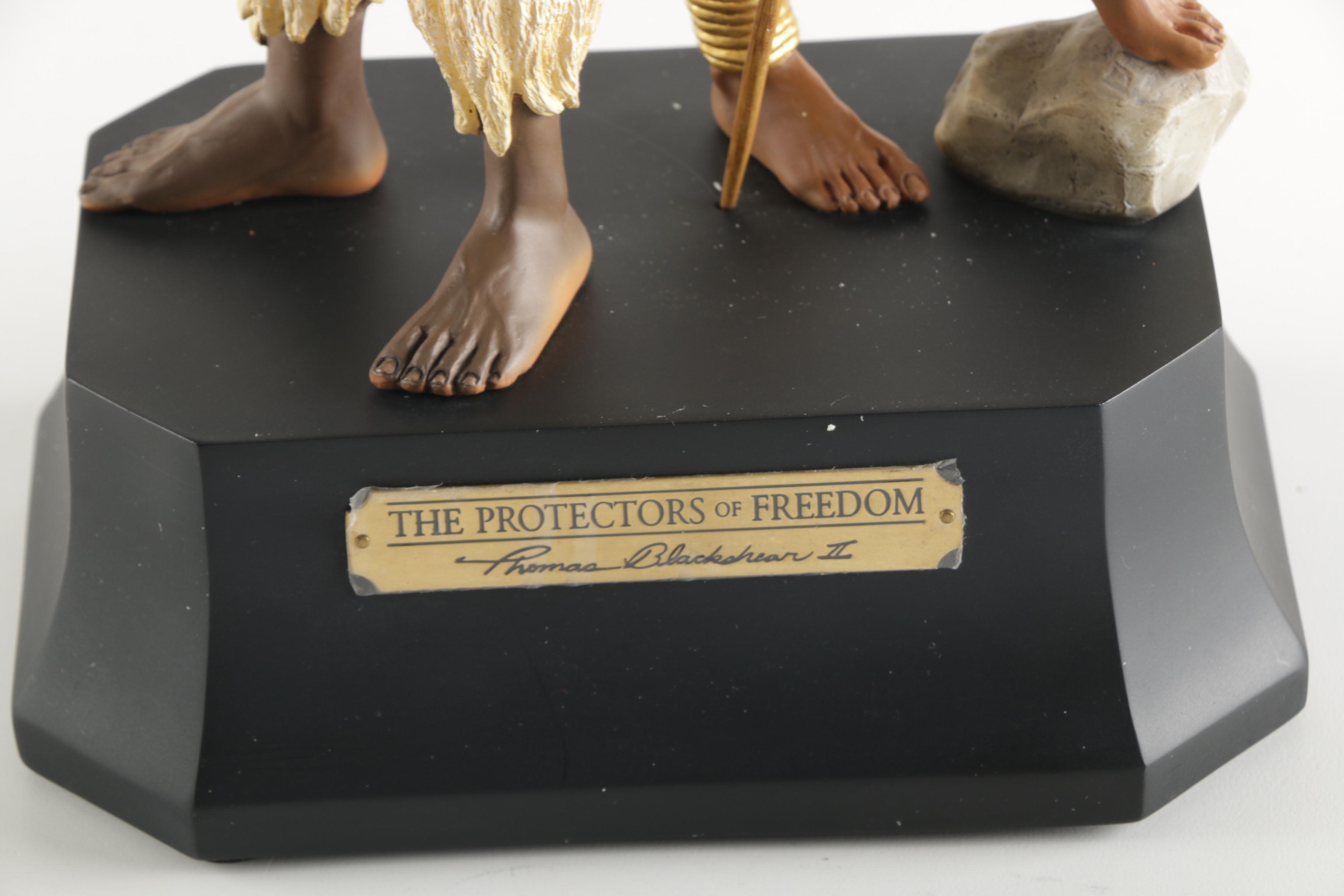 "The Protector's of Freedom" Thomas Blackshear's "Ebony Visions" Figurine