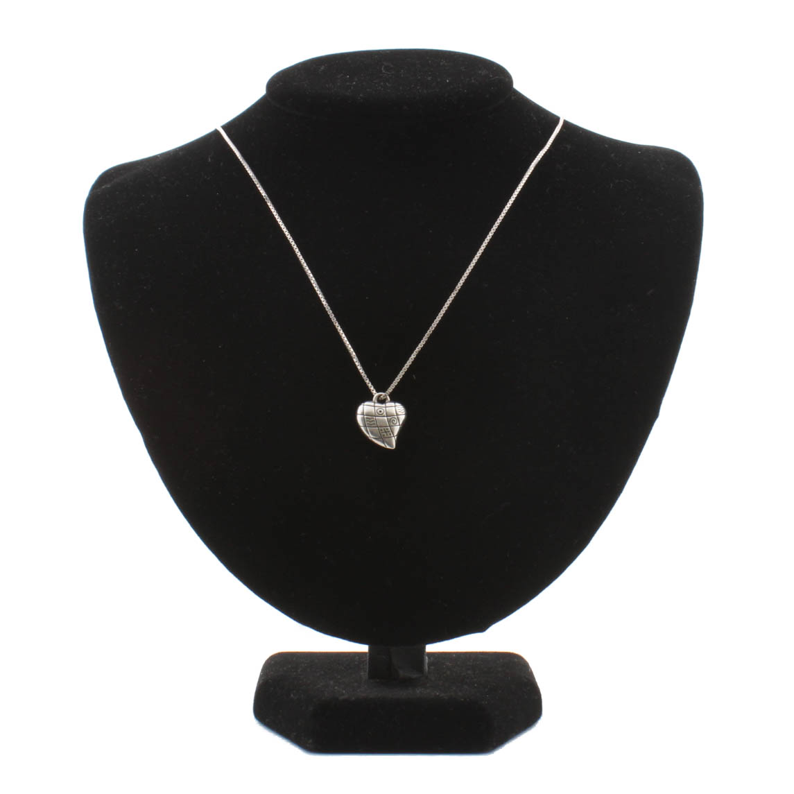 Sterling Silver Heart Pendant Necklace