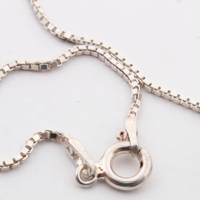 Sterling Silver Heart Pendant Necklace