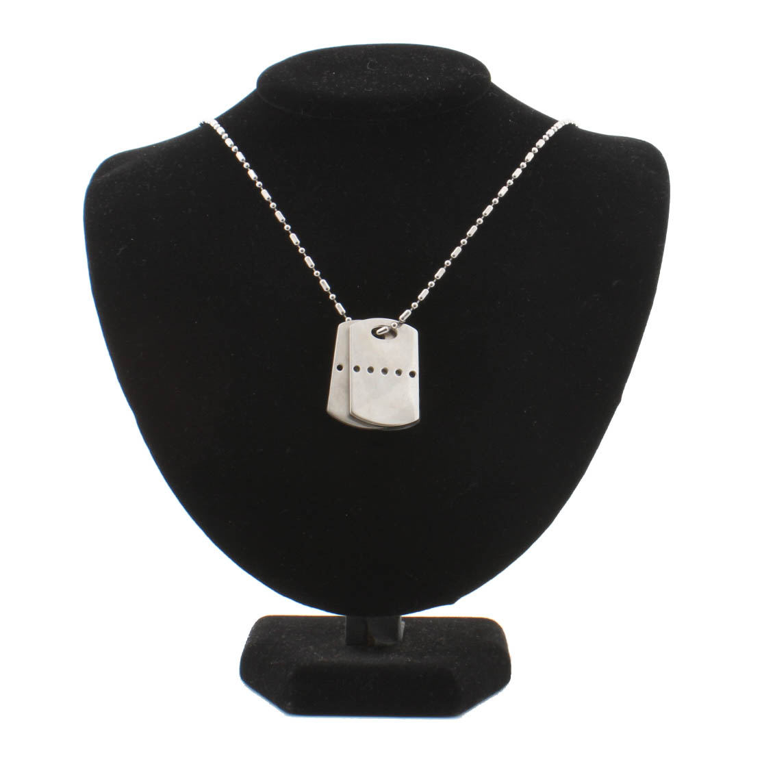 Rochet Stainless Steel Dog Tag Style Necklace