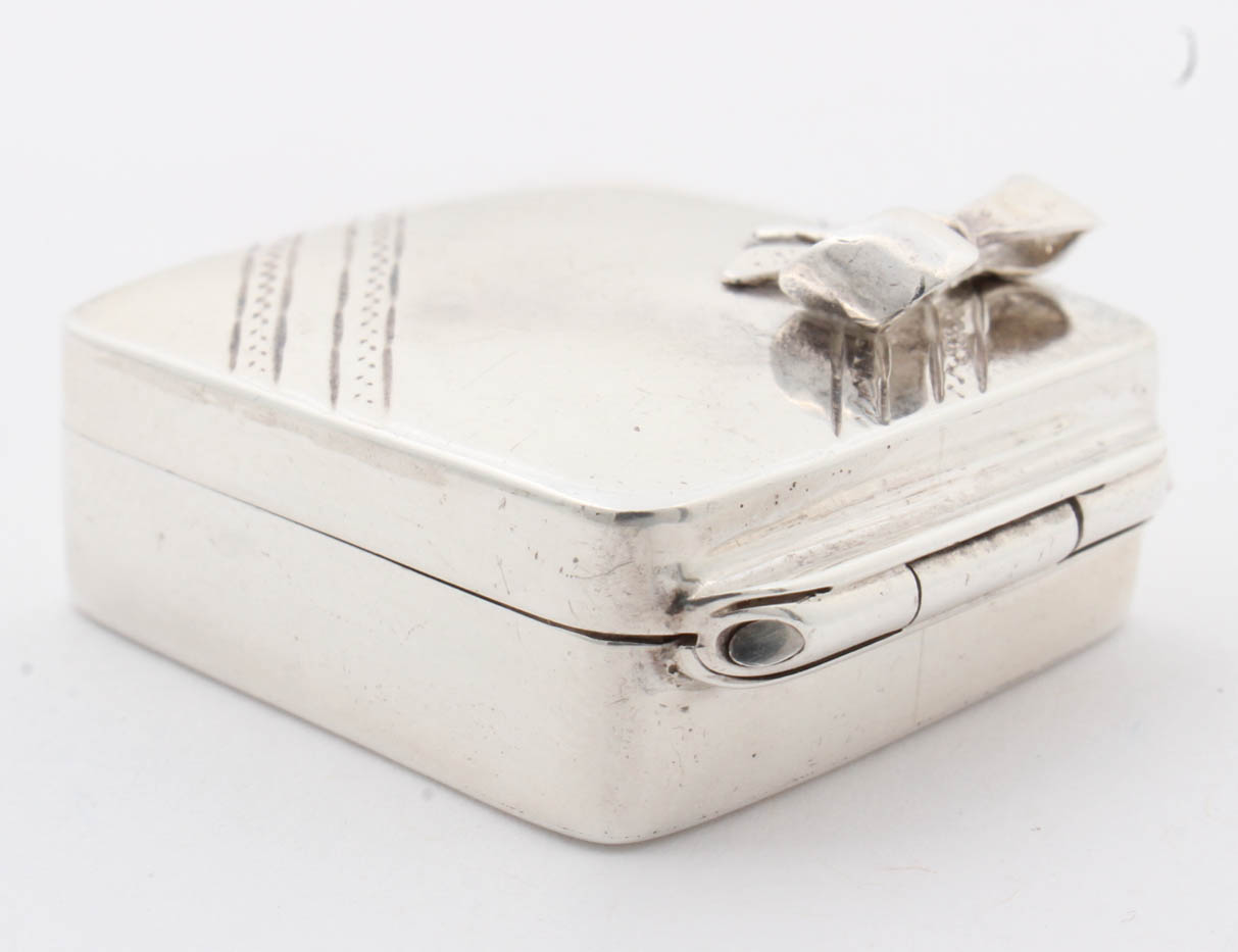 Sterling Silver Pill Box