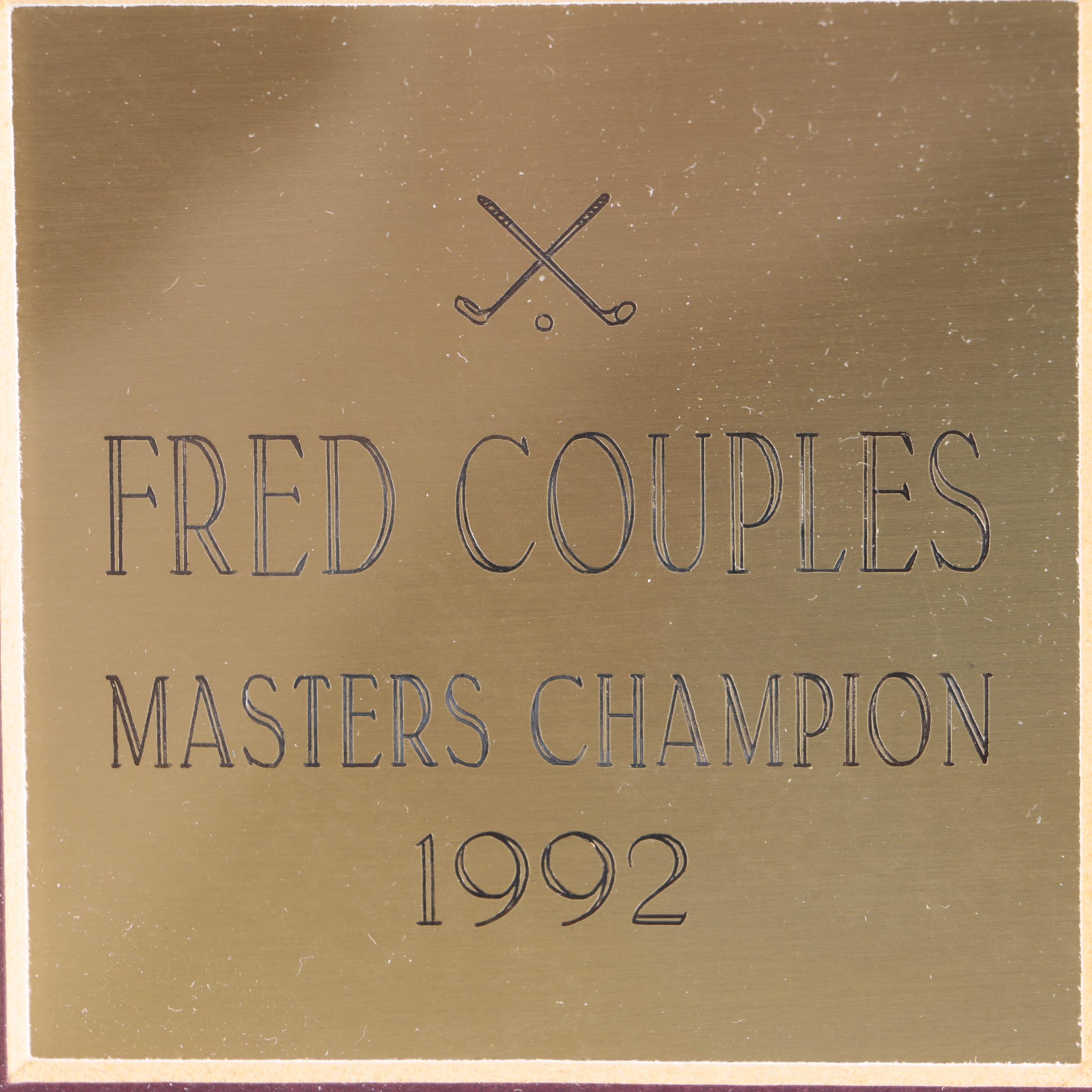 Autographed Color Photograph of Fred Couples