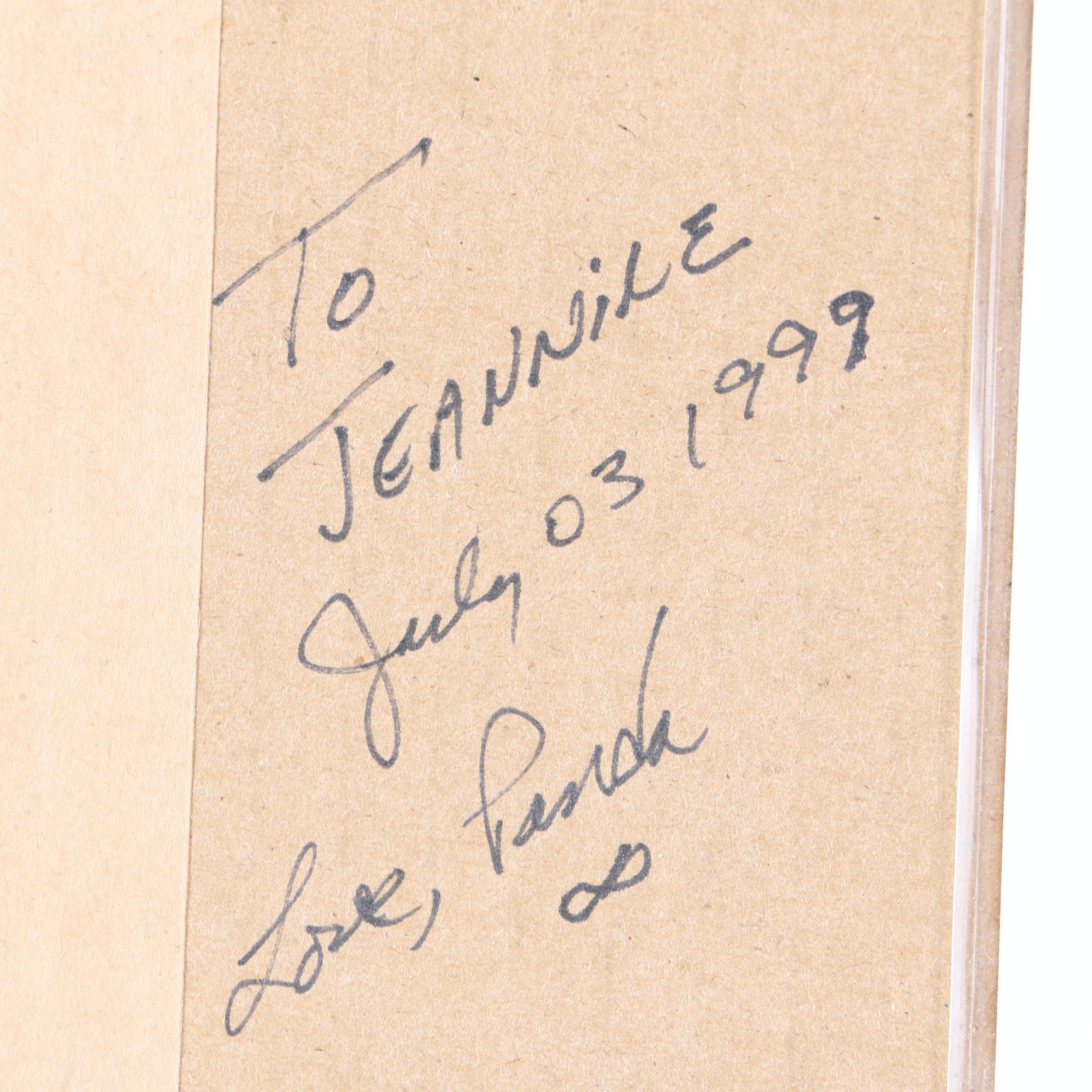 Autographed Color Photograph of Fred Couples