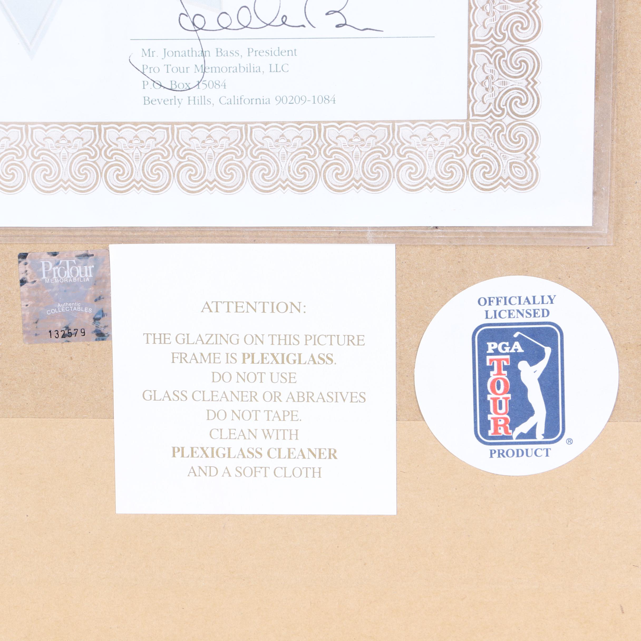 Autographed Color Photograph of Fred Couples