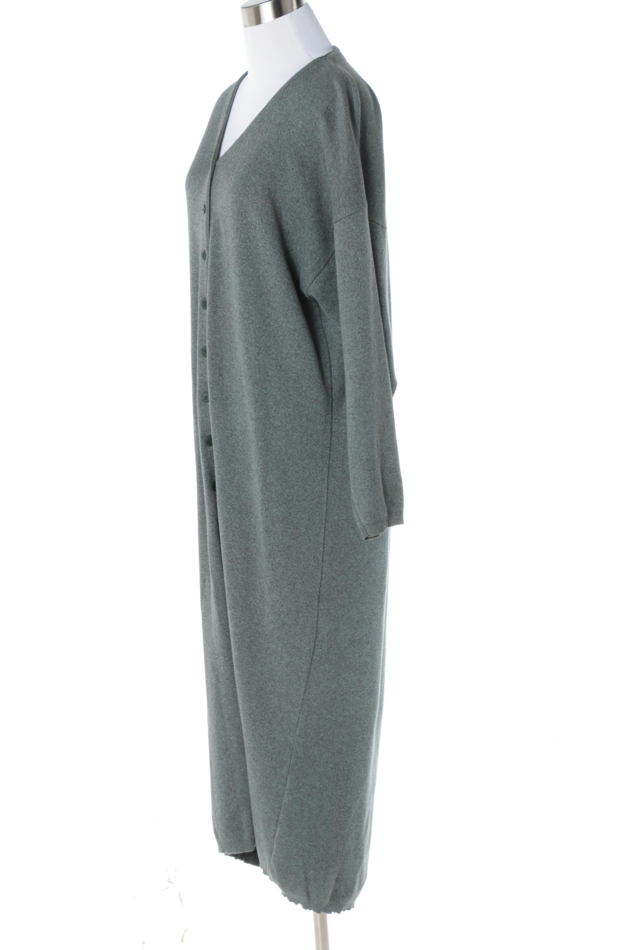 Eileen Fisher Grey Sweater Dress