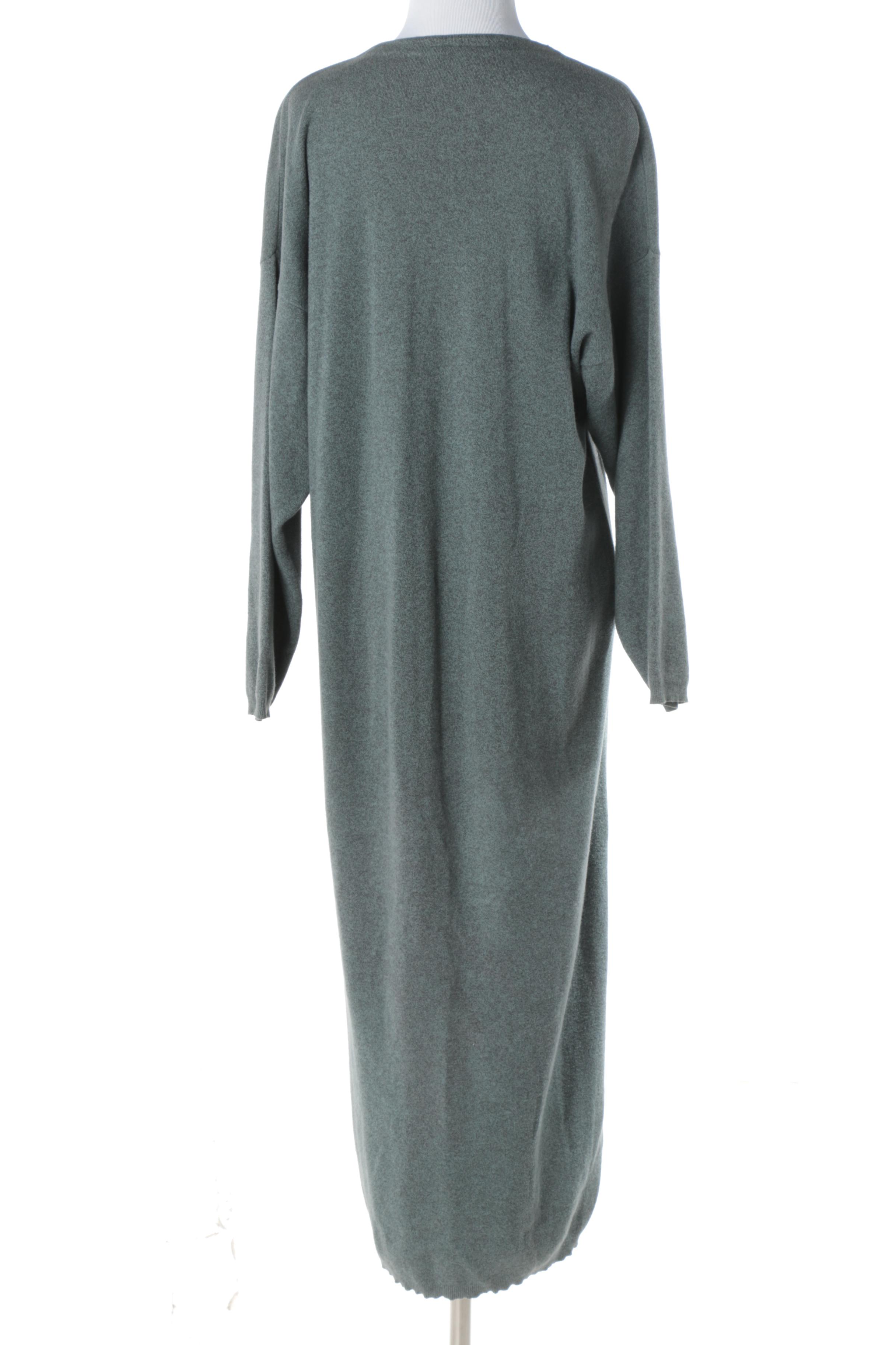 Eileen Fisher Grey Sweater Dress