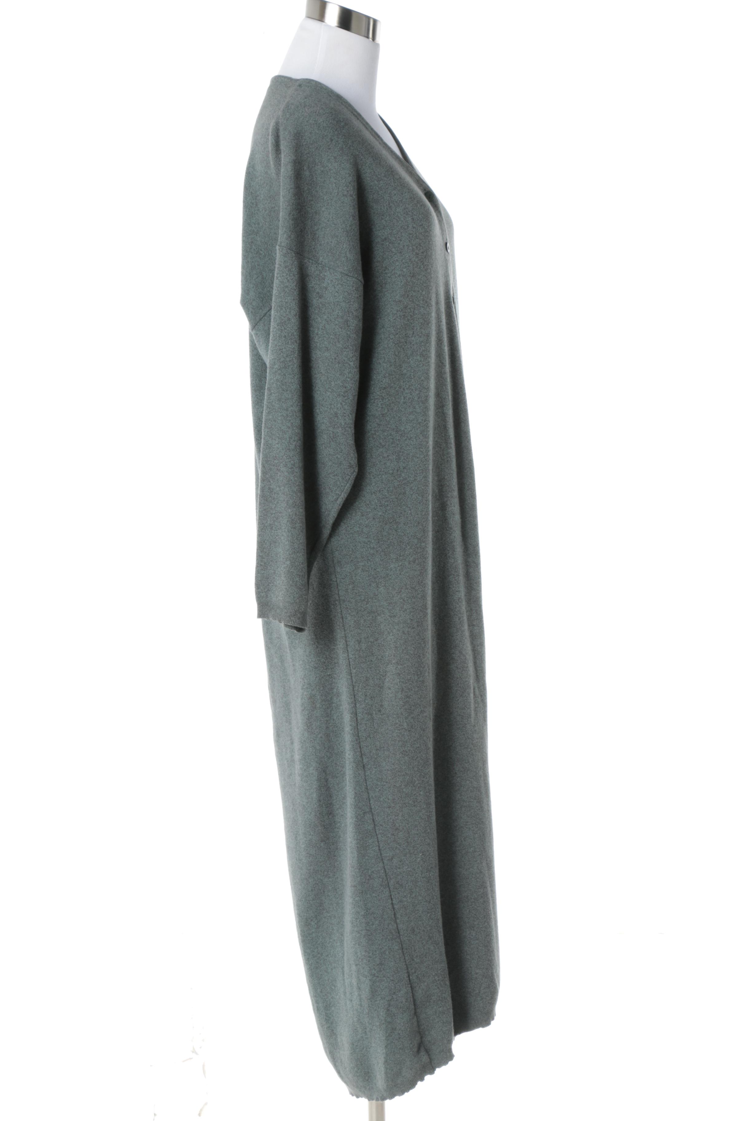 Eileen Fisher Grey Sweater Dress