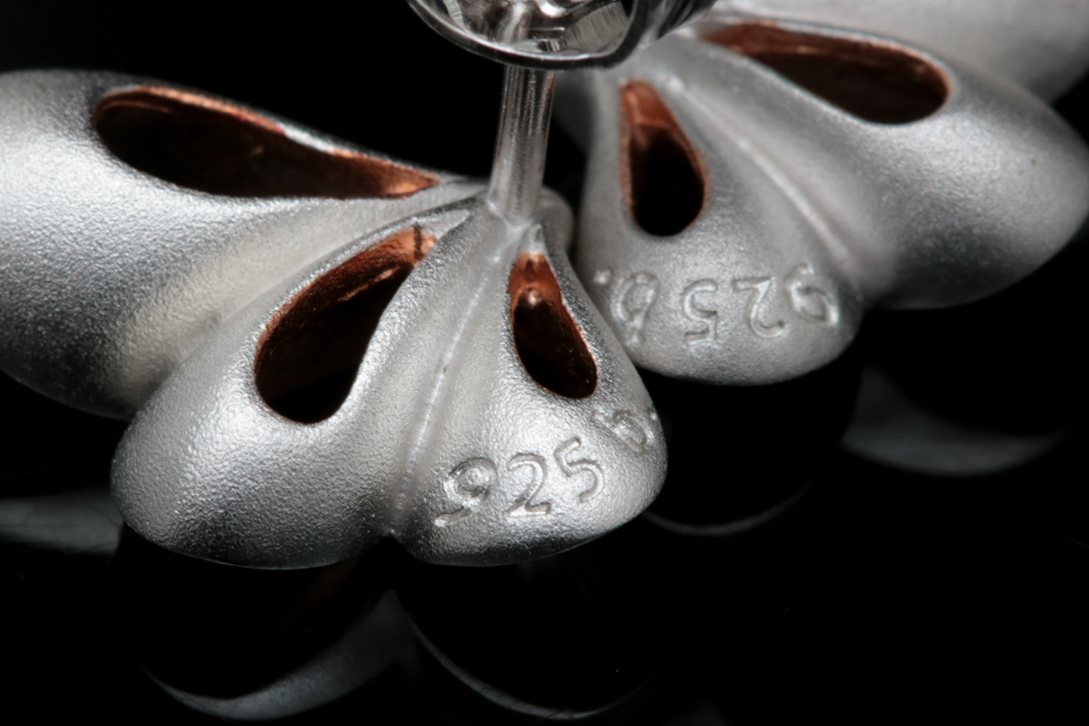 Bastian Rose Gold Wash on Sterling Silver Earrings