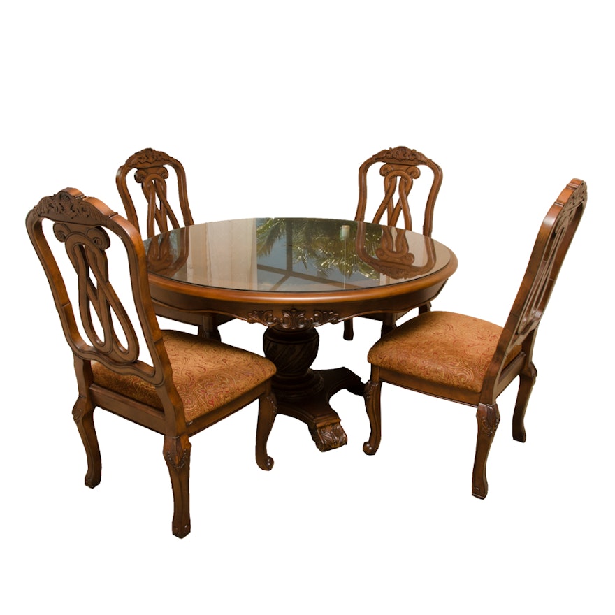 "North Shore" Dining Table and Four Chairs by Ashley Furniture