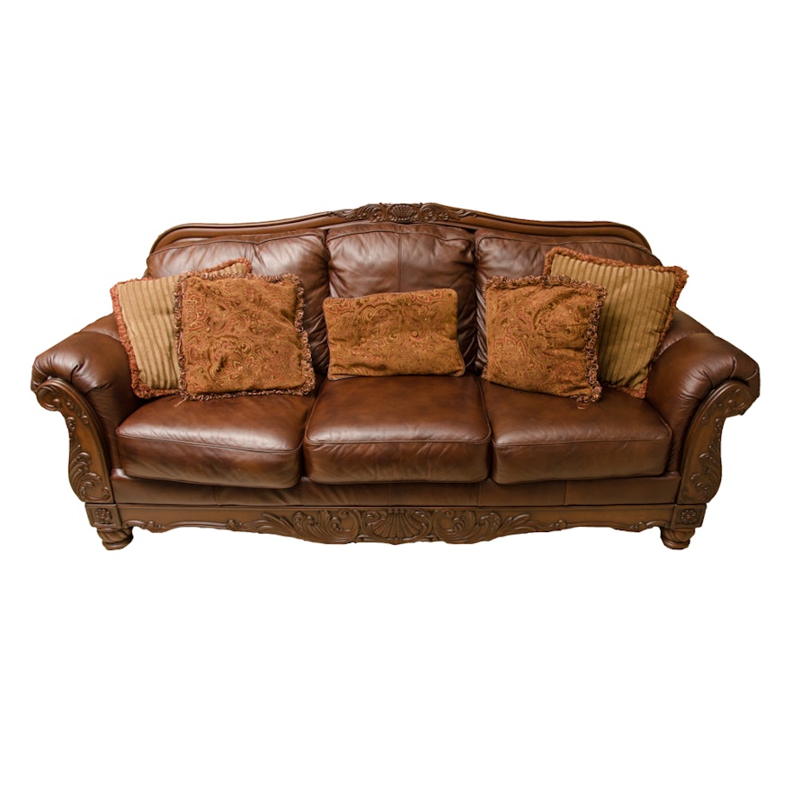 "North Shore" Leather Sofa by Ashley Furniture