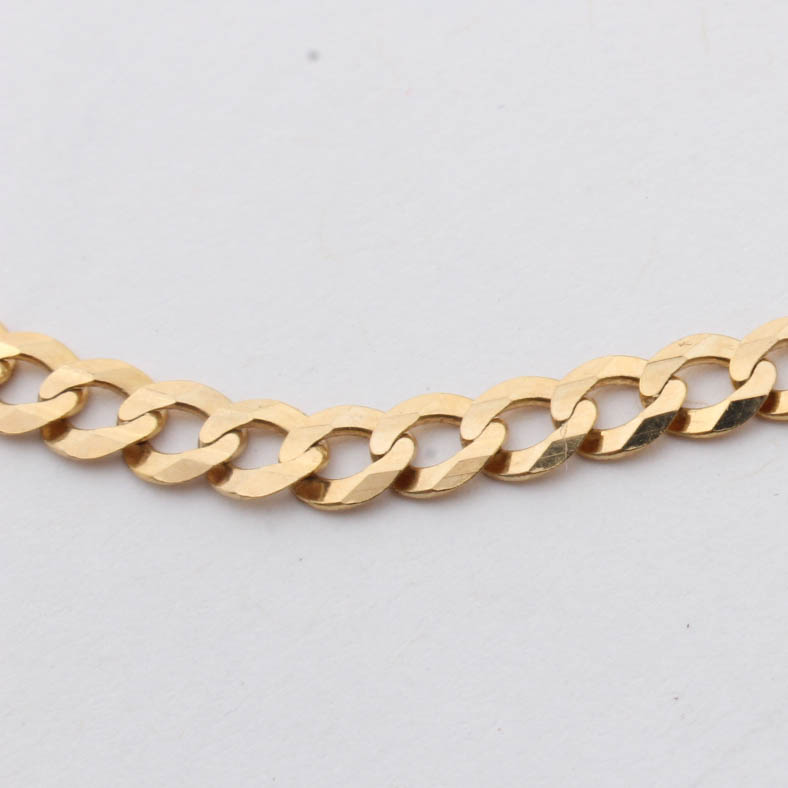 10K Yellow Gold Chain Necklace