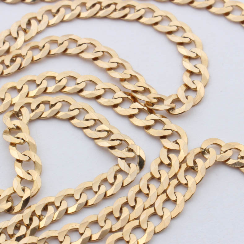 10K Yellow Gold Chain Necklace