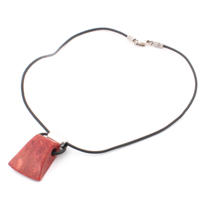 Silpada Sterling Silver & Red Coral Necklace