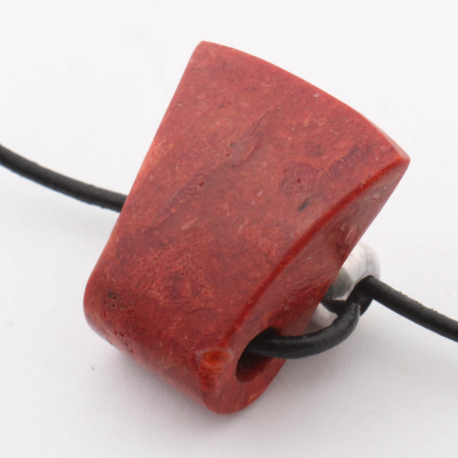 Silpada Sterling Silver & Red Coral Necklace