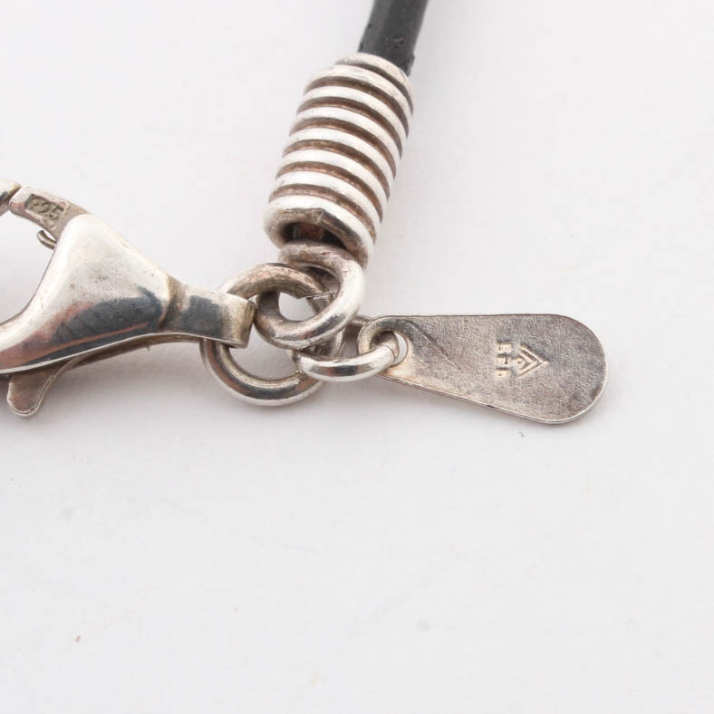 Silpada Sterling Silver & Red Coral Necklace