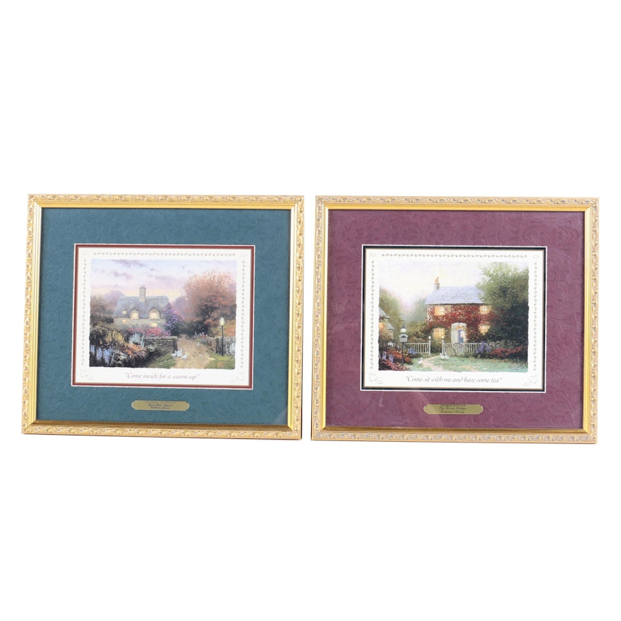 Reproduction Prints After Thomas Kinkade Cottages