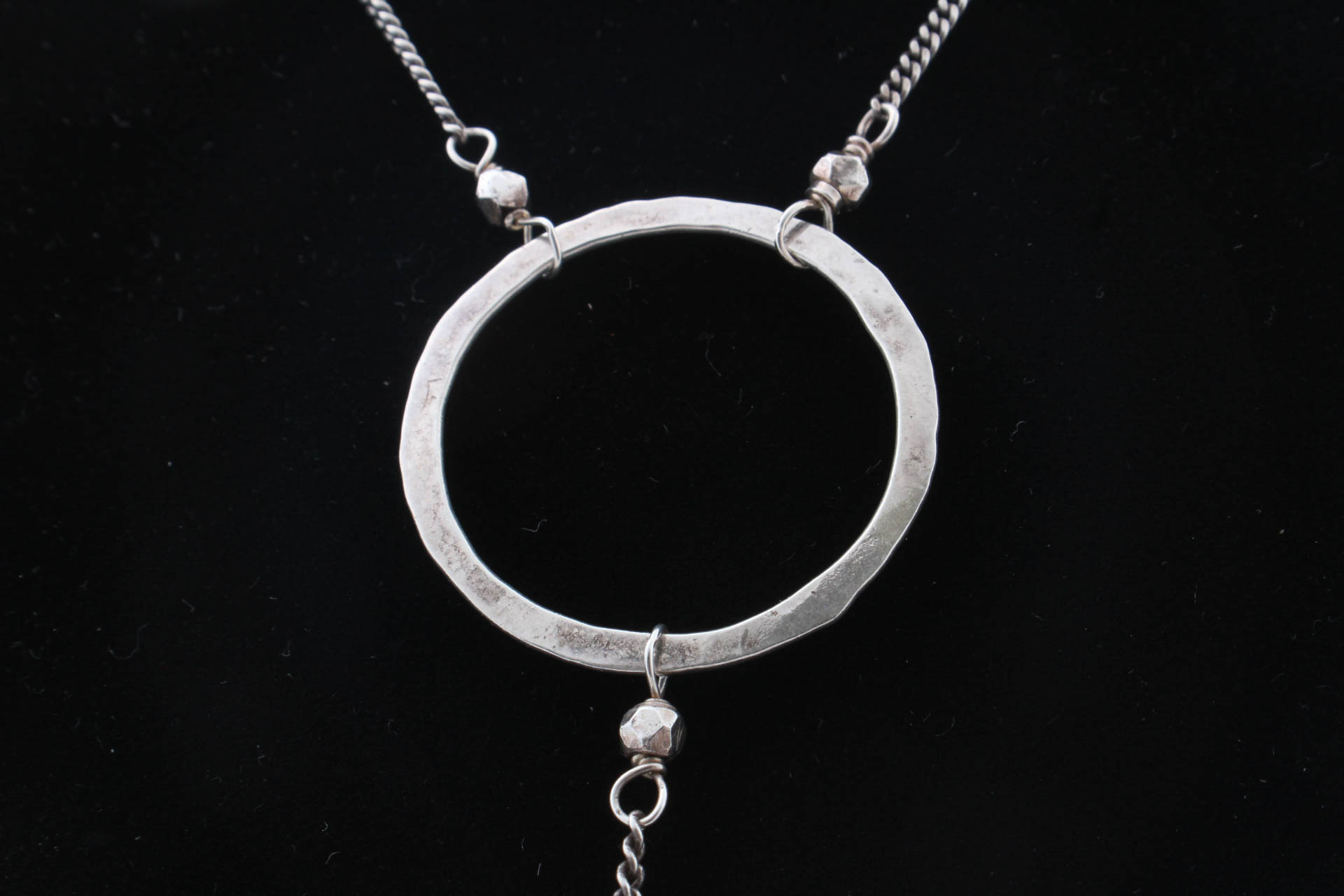 Sterling Silver Natural Labradorite Pendant Necklace