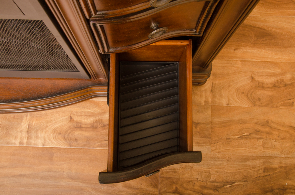 Electric Fireplace and Media Mantel by Allen + Roth