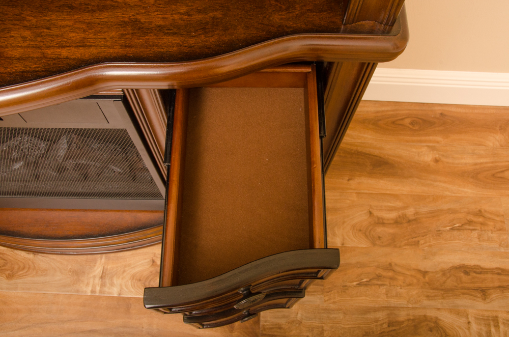 Electric Fireplace and Media Mantel by Allen + Roth