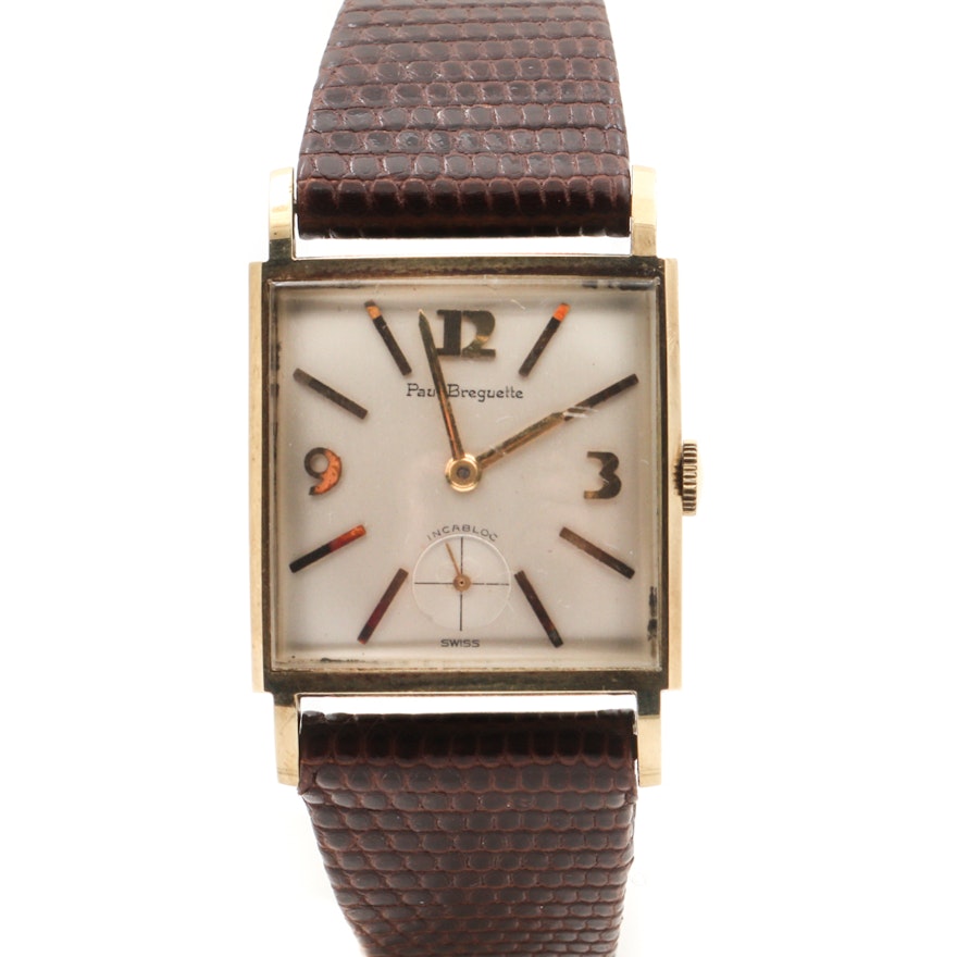 Paul Breguette 14K Yellow Gold Wristwatch