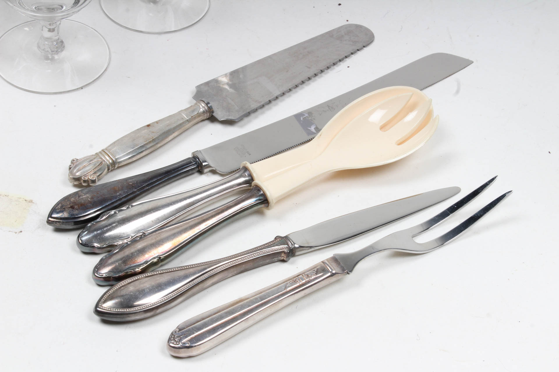 Vintage Glass and Silver Plate Collection