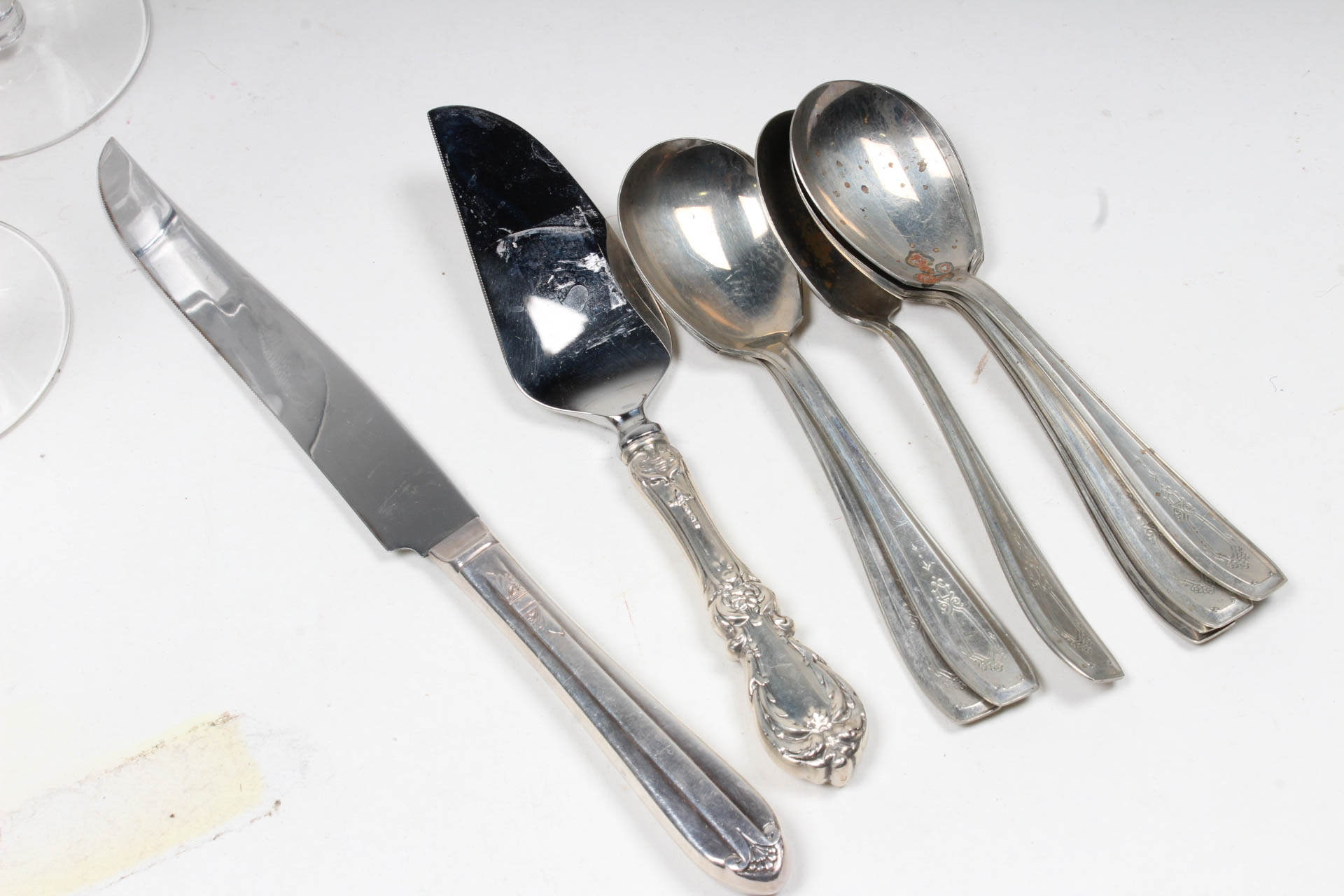 Vintage Glass and Silver Plate Collection