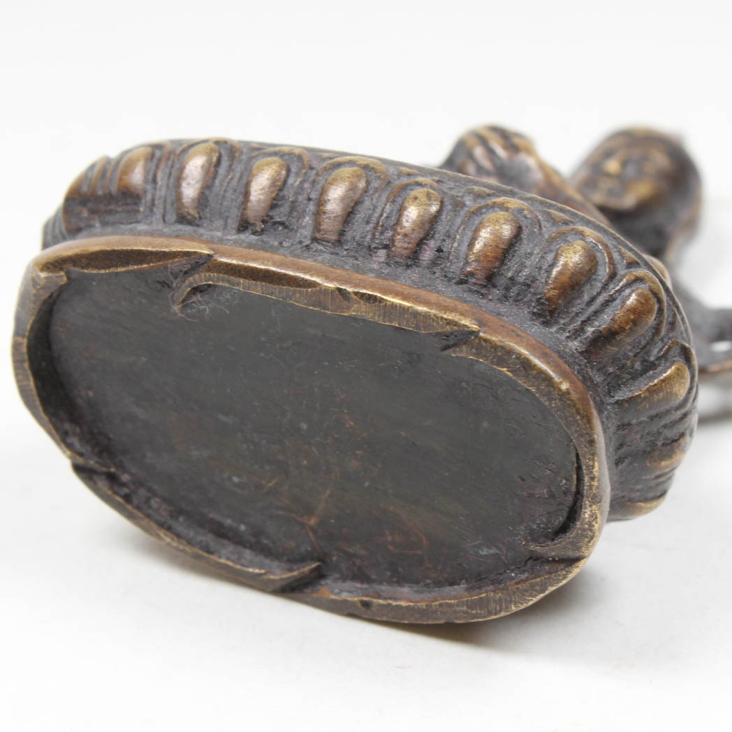 Brass Tibetan Buddha Statue