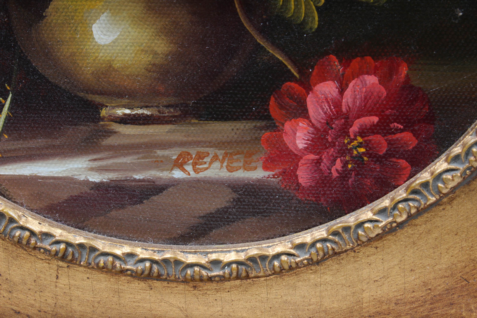 Reproduction Floral Still Life Oil Painting